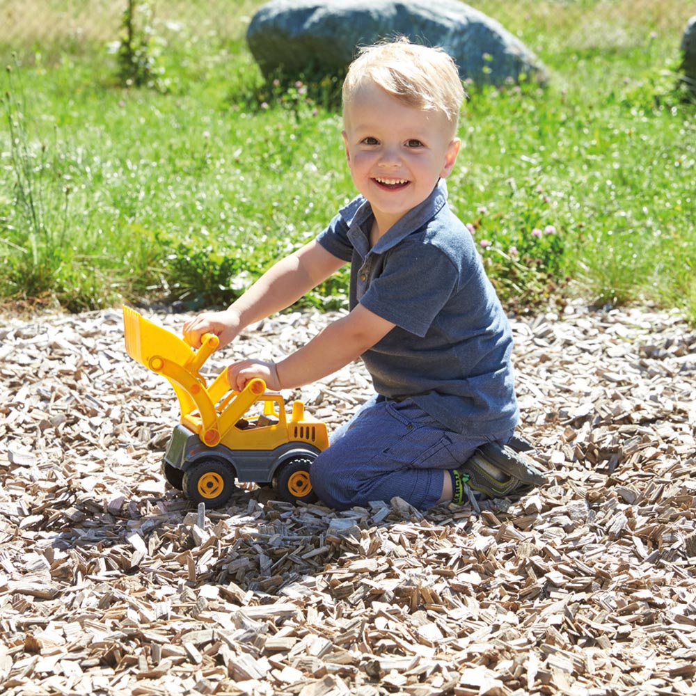 LENA Toy Earth Mover Eco-Actives Plastic-Wood Compound 29 x 19 x 33 cm