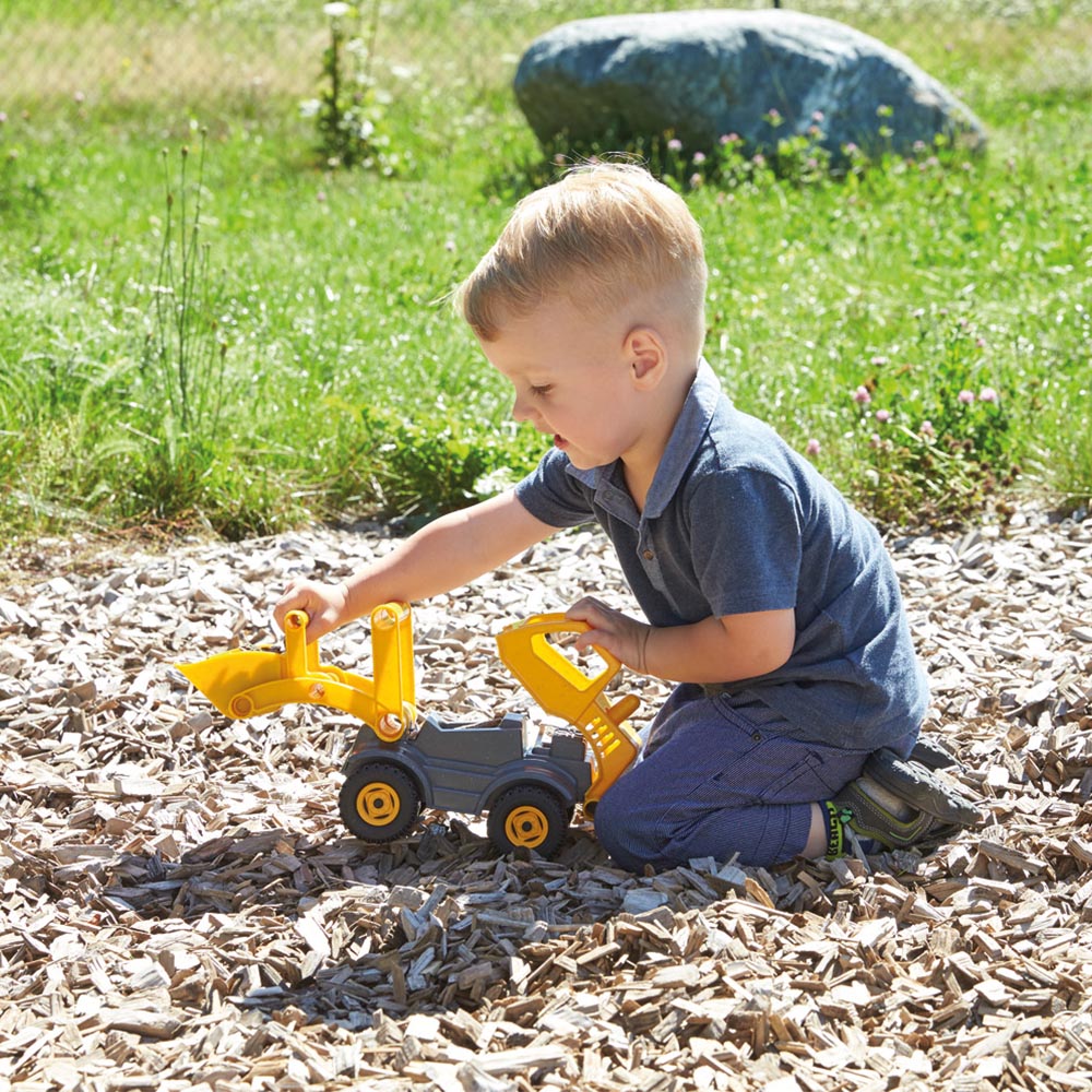 LENA Toy Earth Mover Eco-Actives Plastic-Wood Compound 29 x 19 x 33 cm