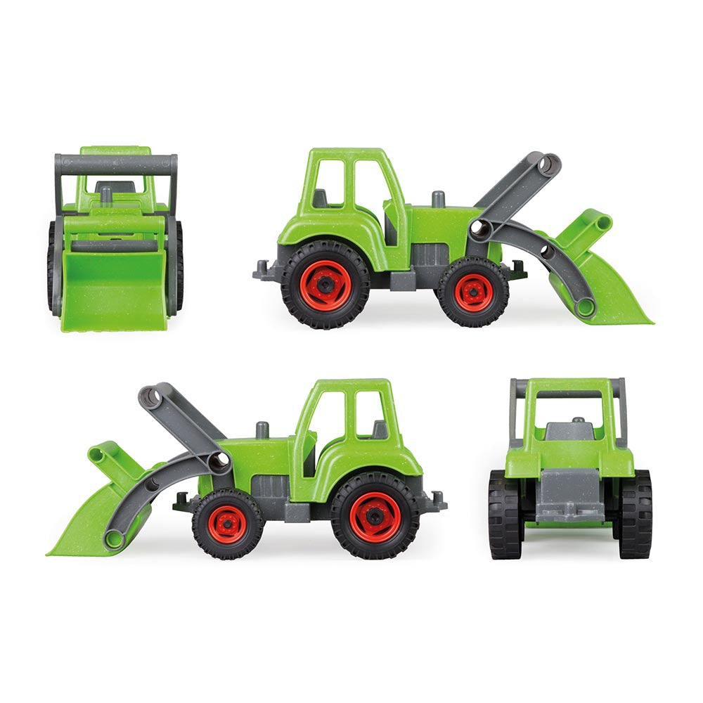 Lena Tractor with Shovel: EcoActives Range Wood/Plastic Mix with Wood Aroma