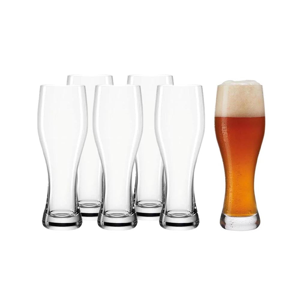 Leonardo Beer Glass Weissbeer Taverna 330ml – Set of 6