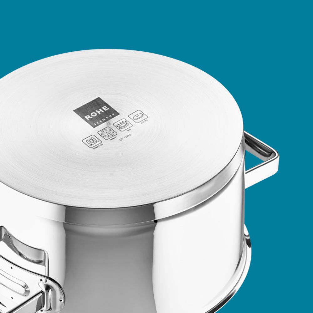 ROHE Classic Casserole/Stewing Pot Stove Top & Oven Safe "Chiara" - 16 cm