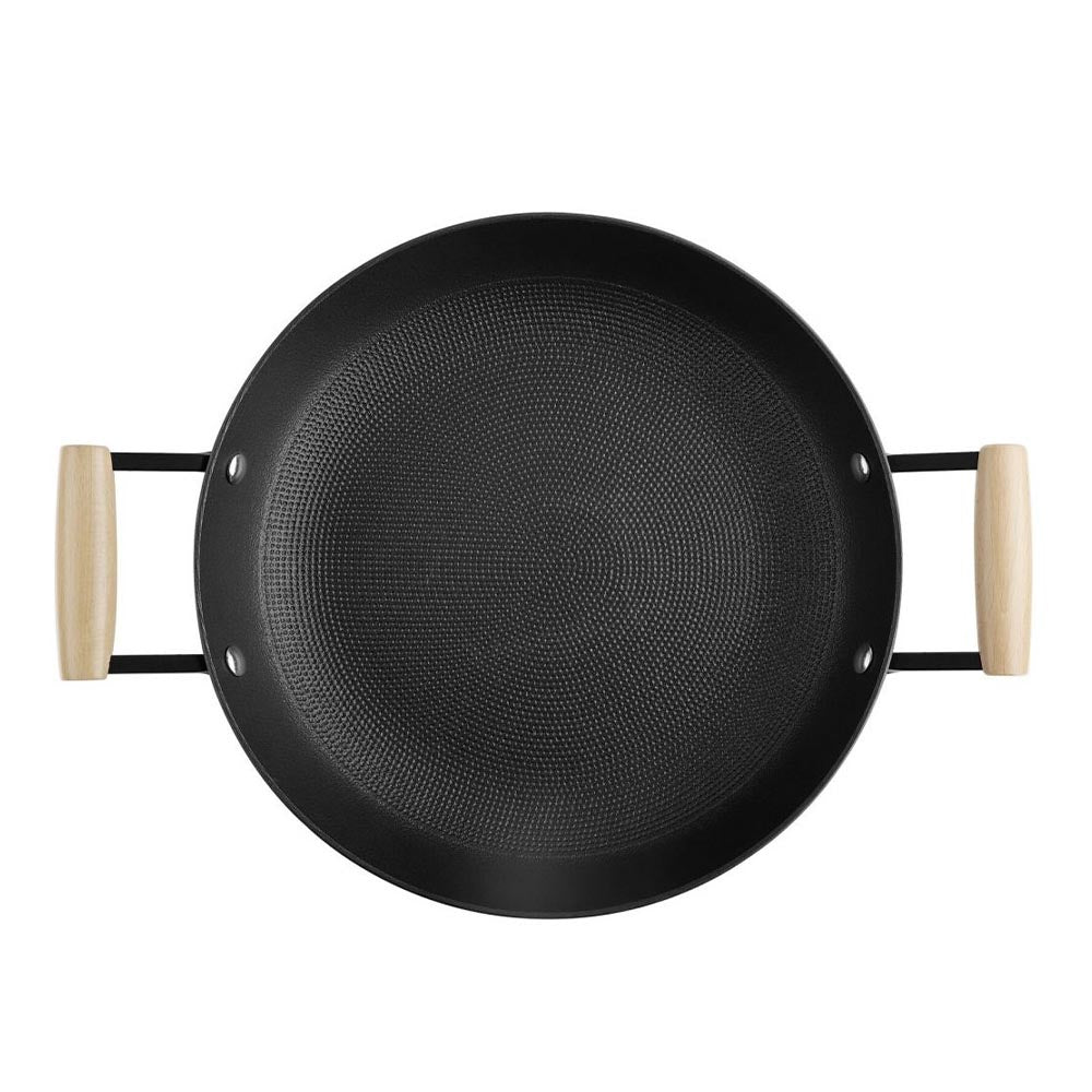 ROHE Iron Serving Pan & Lid Non-Stick "John" - German Brand Quality - 30cm
