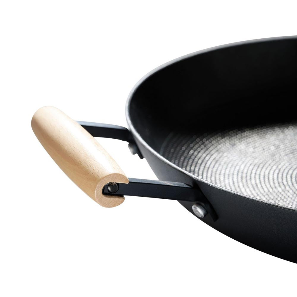 ROHE Iron Serving Pan & Lid Non-Stick "John" - German Brand Quality - 30cm