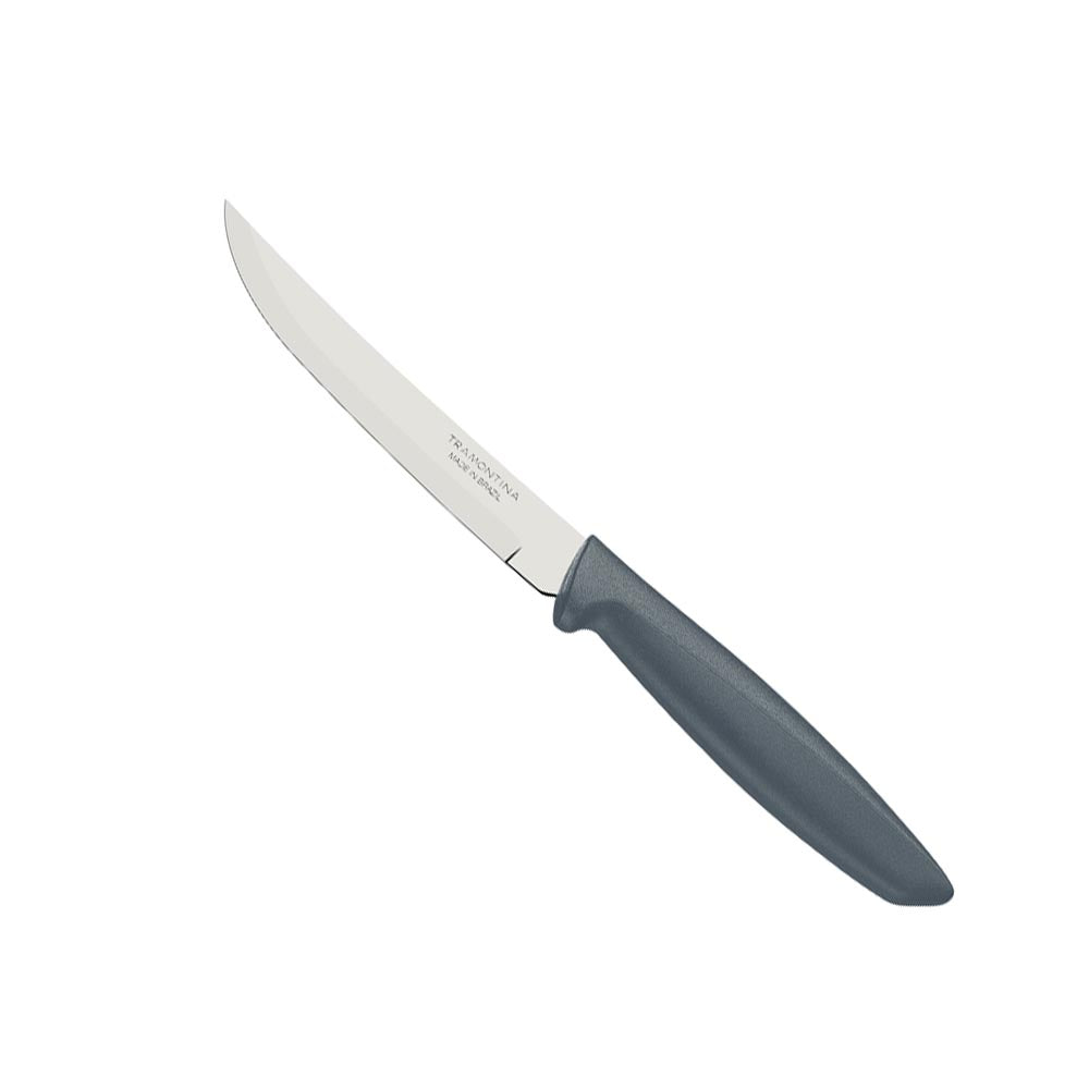 Tramontina Plenus 13cm Smooth Stainless Steel Utility/Fruit Knife - Grey