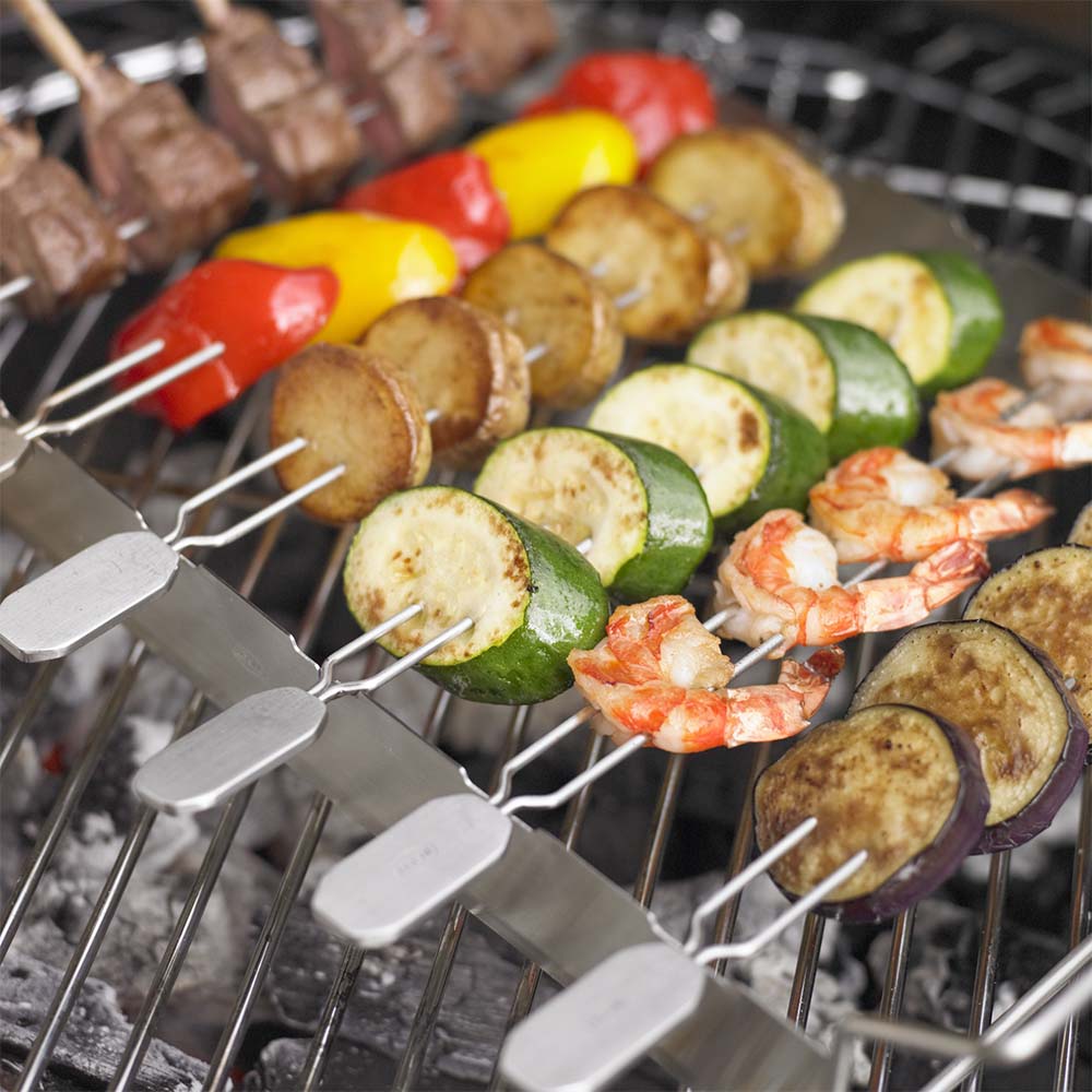 Rösle Grilling Rack With 6 Grill Skewers