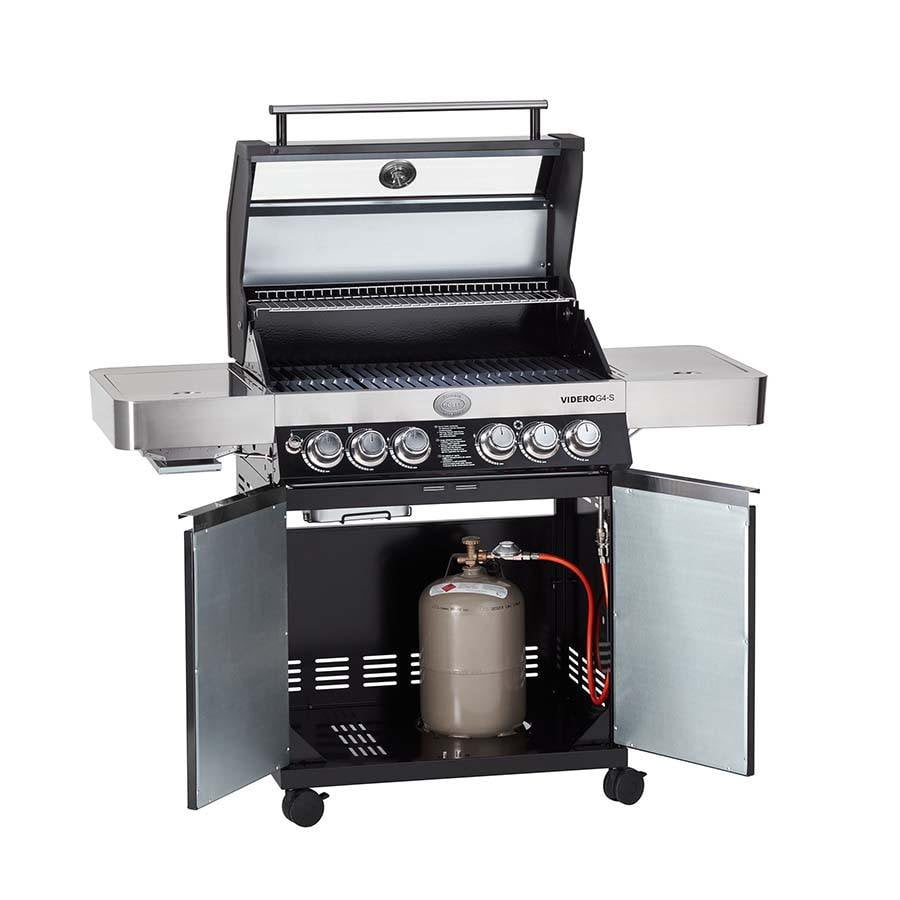 Roesle Gas Braai BBQ-Station Videro G4-S Black 30mbar