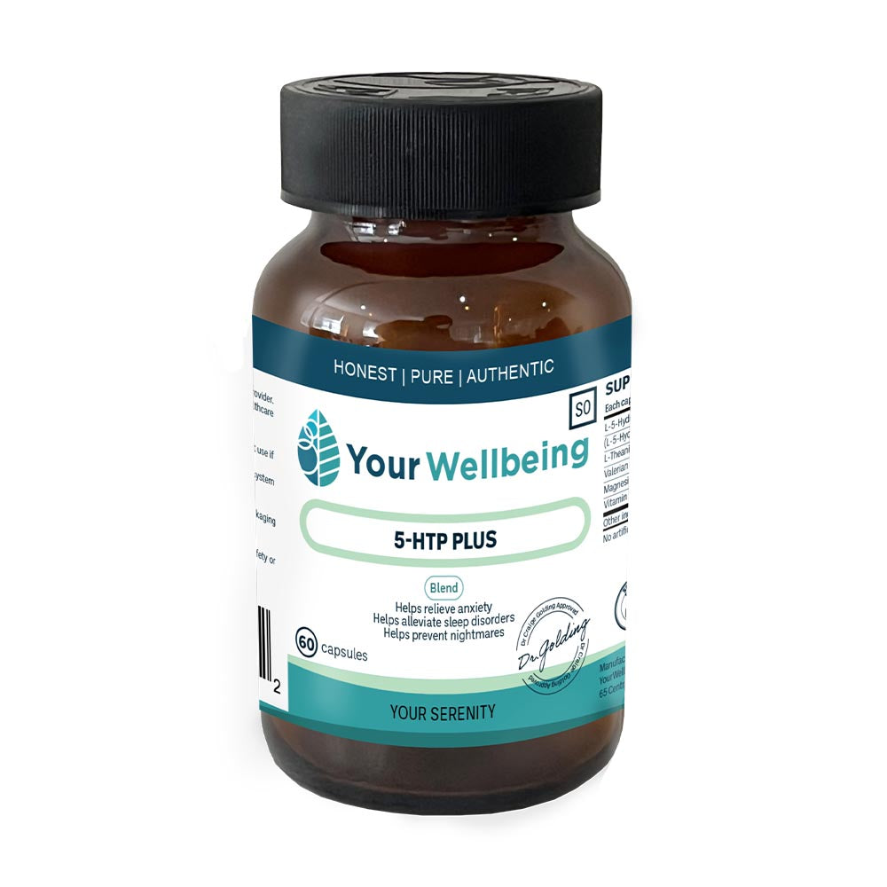 Your Wellbeing 5-HTP Plus - Anxiety, Sleep Disorders & Nightmare Prevention