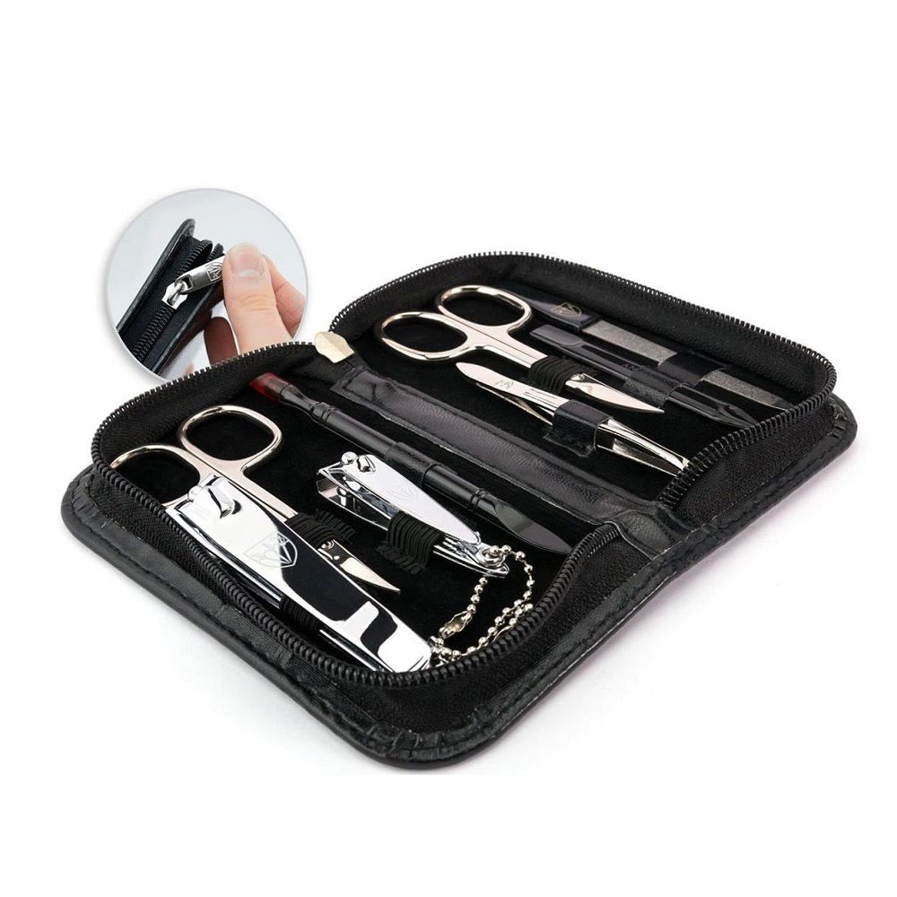 Kellermann 3 Swords Manicure Set 5213 MC N Black - 8 Piece