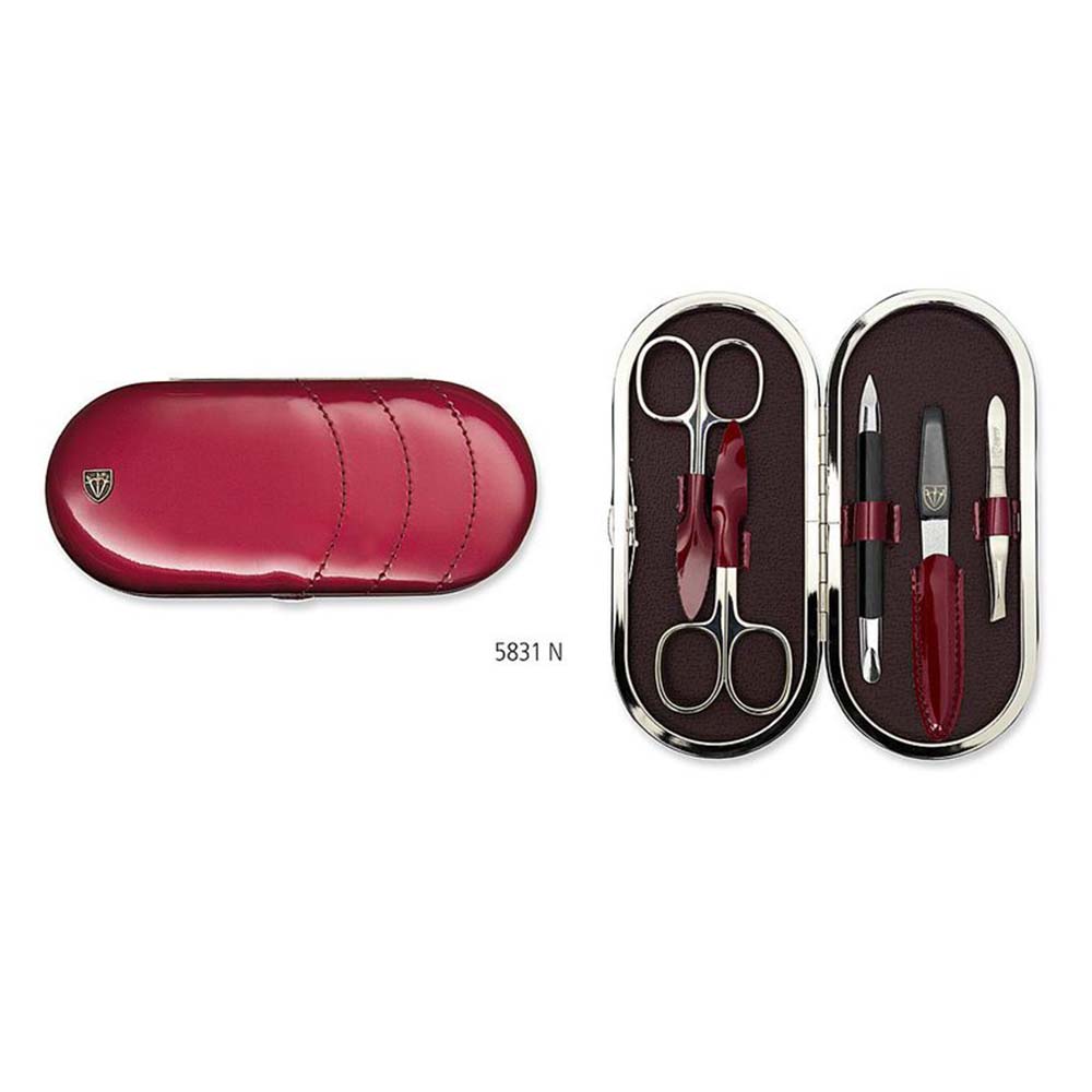 Kellermann 3 Swords Manicure set 5831 P N laquered burgundy