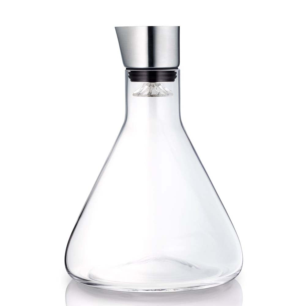 Blomus Delta Wine Decanter with Aerator and Pourer Lid