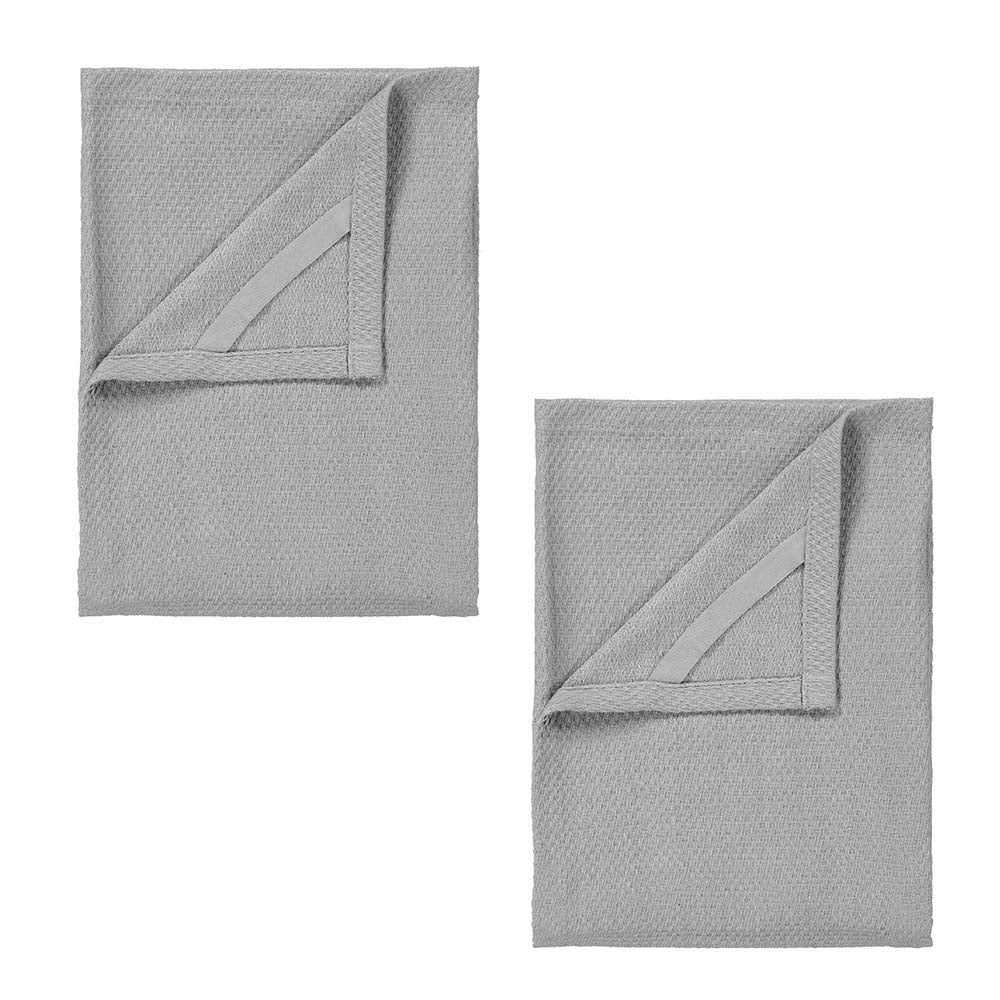 Blomus QUAD Set of 2 Tea Towels - Elephant Skin