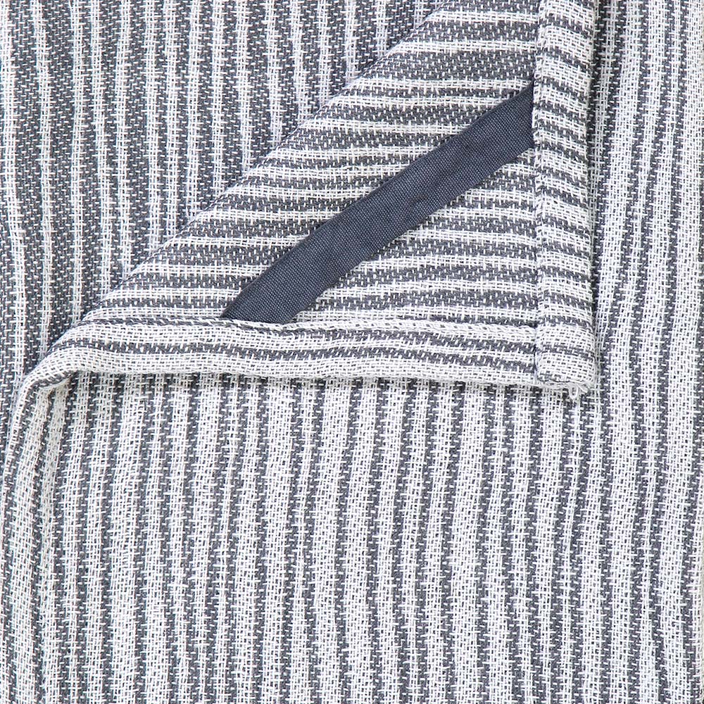 Blomus BELT Set of 2 Tea Towels - Lily White/Gunmetal