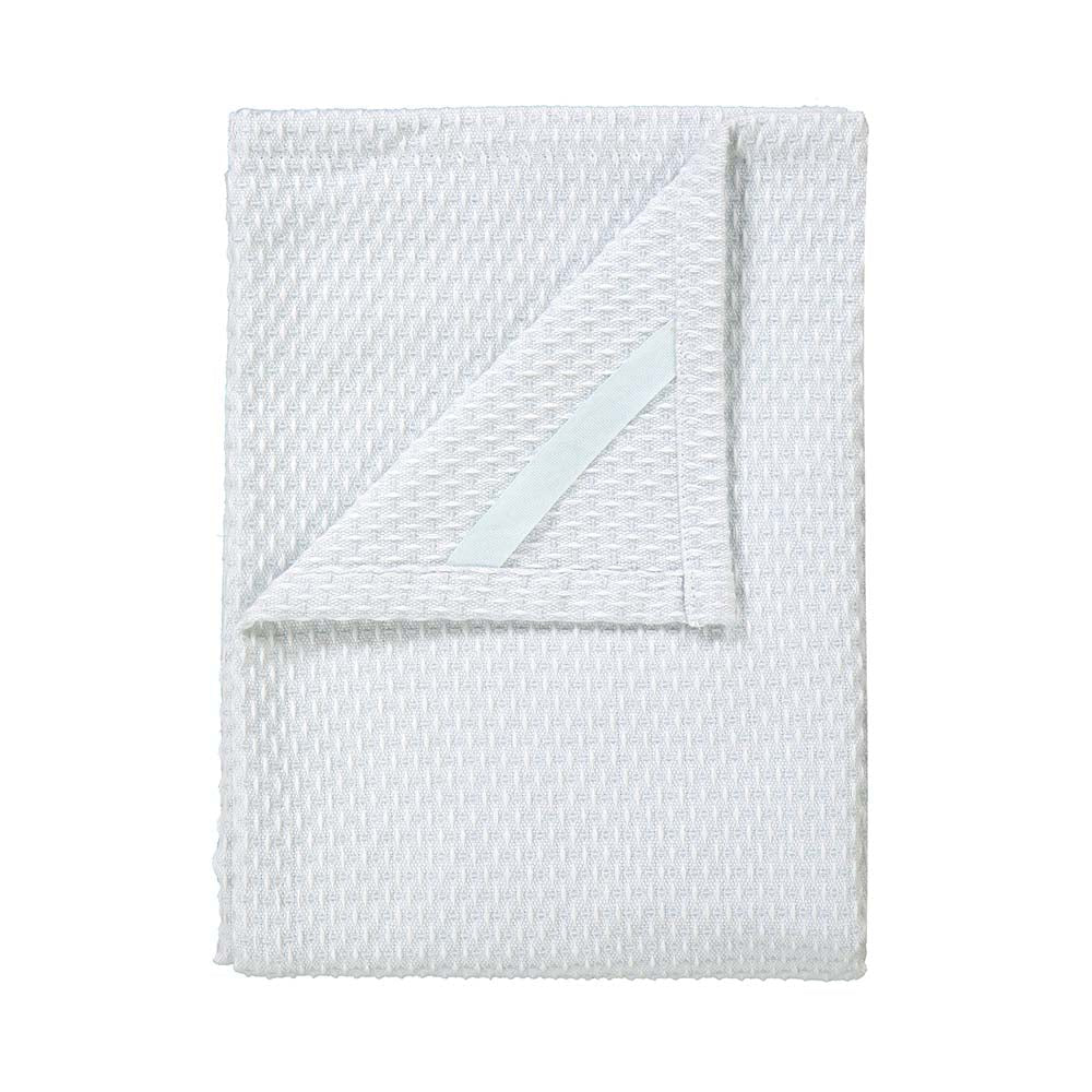 Blomus RIDGE Set of 2 Premium Quality Tea Towels - Lily White/Microchip