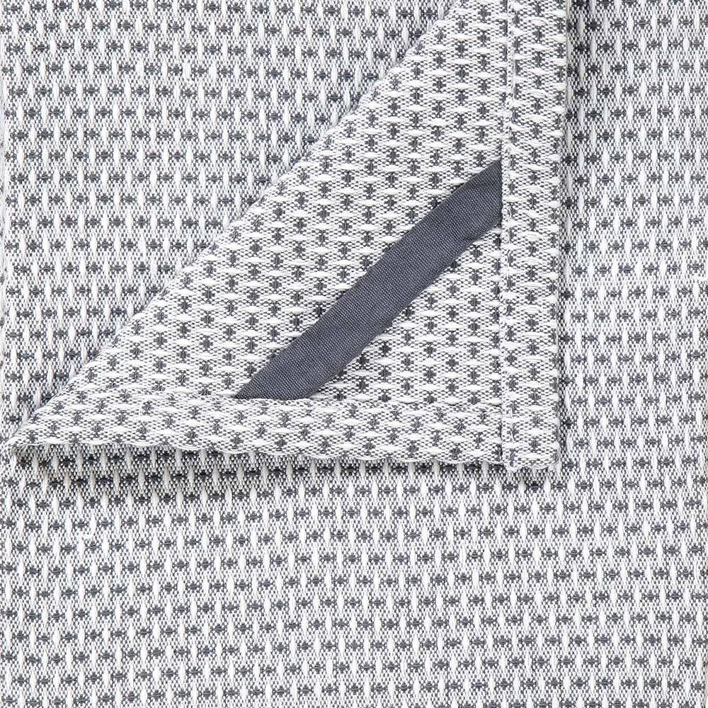 Blomus RIDGE Set of 2 Tea Towels - Lily White/Gunmetal