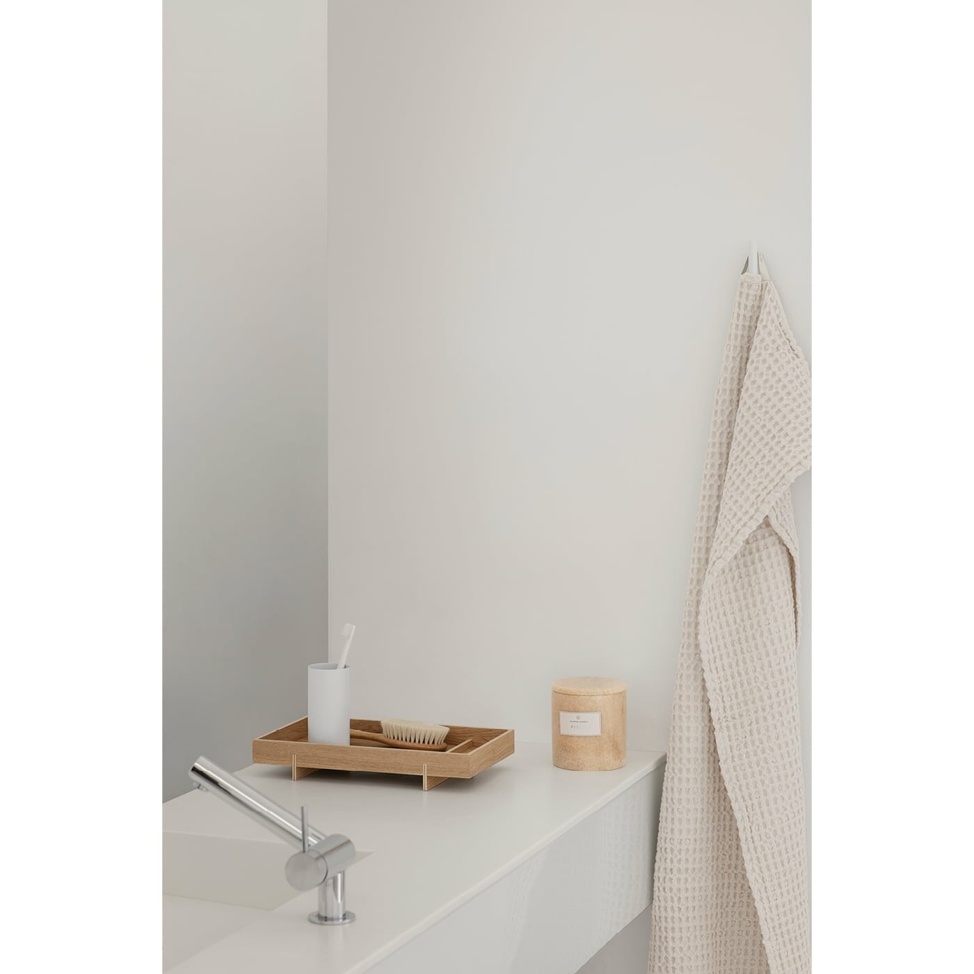 Blomus Sectioned Tray in Light Wood: Decorative & Functional ABENTO Small