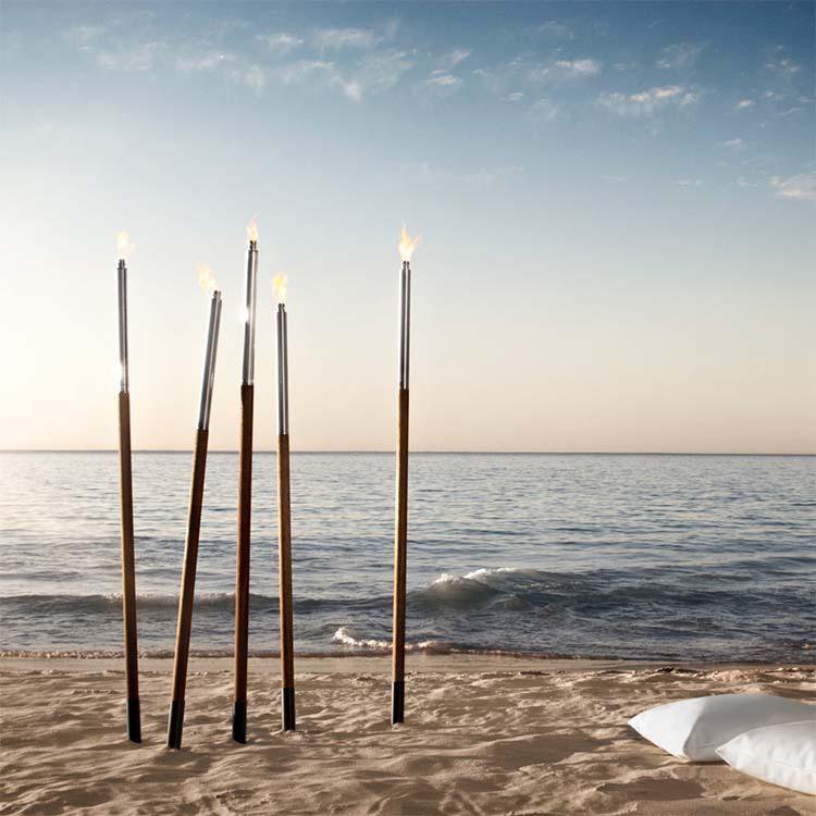 Blomus Garden Torch with Wooden Pole 65022 PALOS