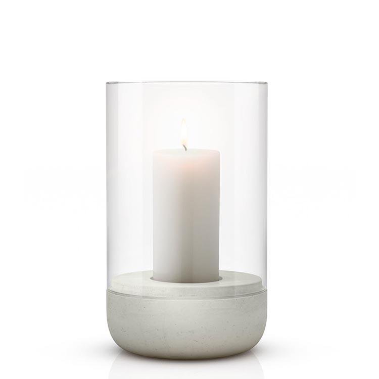 Blomus Candle Holder Concrete & Glass - Medium
