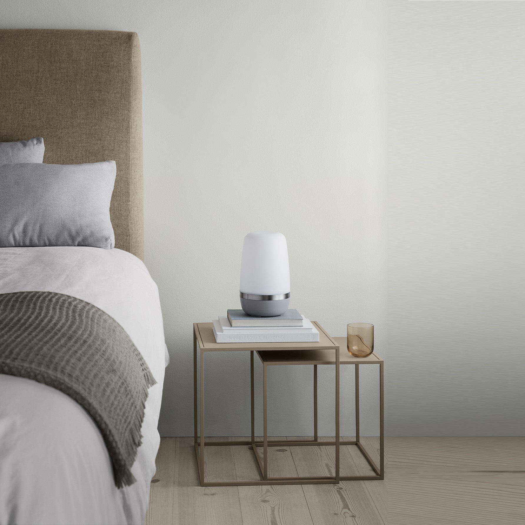 Blomus SPIRIT Rechargeable LED Light for Outdoor or Indoor - 35cm (Warm Grey)