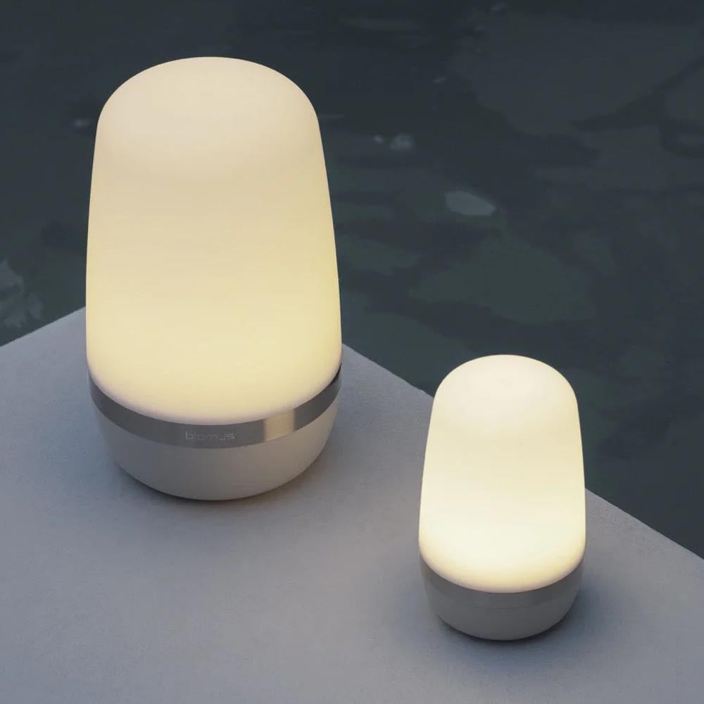 Blomus SPIRIT Rechargeable LED Light for Outdoor or Indoor - 15cm (Moonbeam)