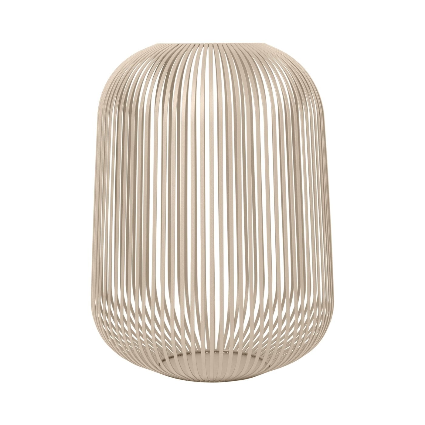Blomus Lantern - Powder Coated Steel in Sand-Beige: Large 45x33cm LITO