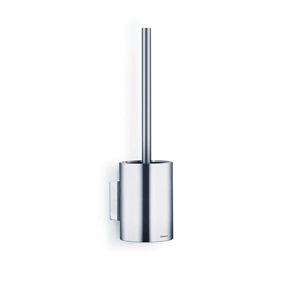Blomus NEXIO Toilet Brush Wall-Mounted, Narrow Fit, Matt Stainless-Steel 36cm