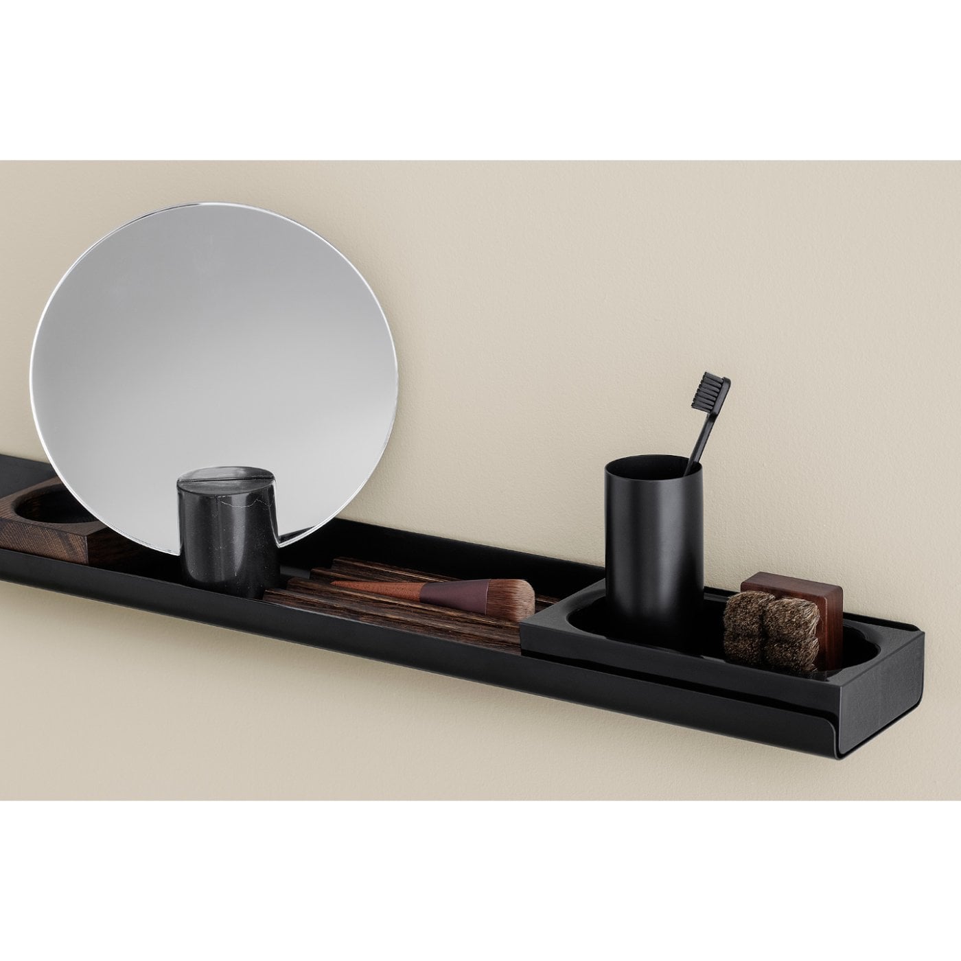 blomus Holder Tray for Bathroom in Oak 200mm MODO