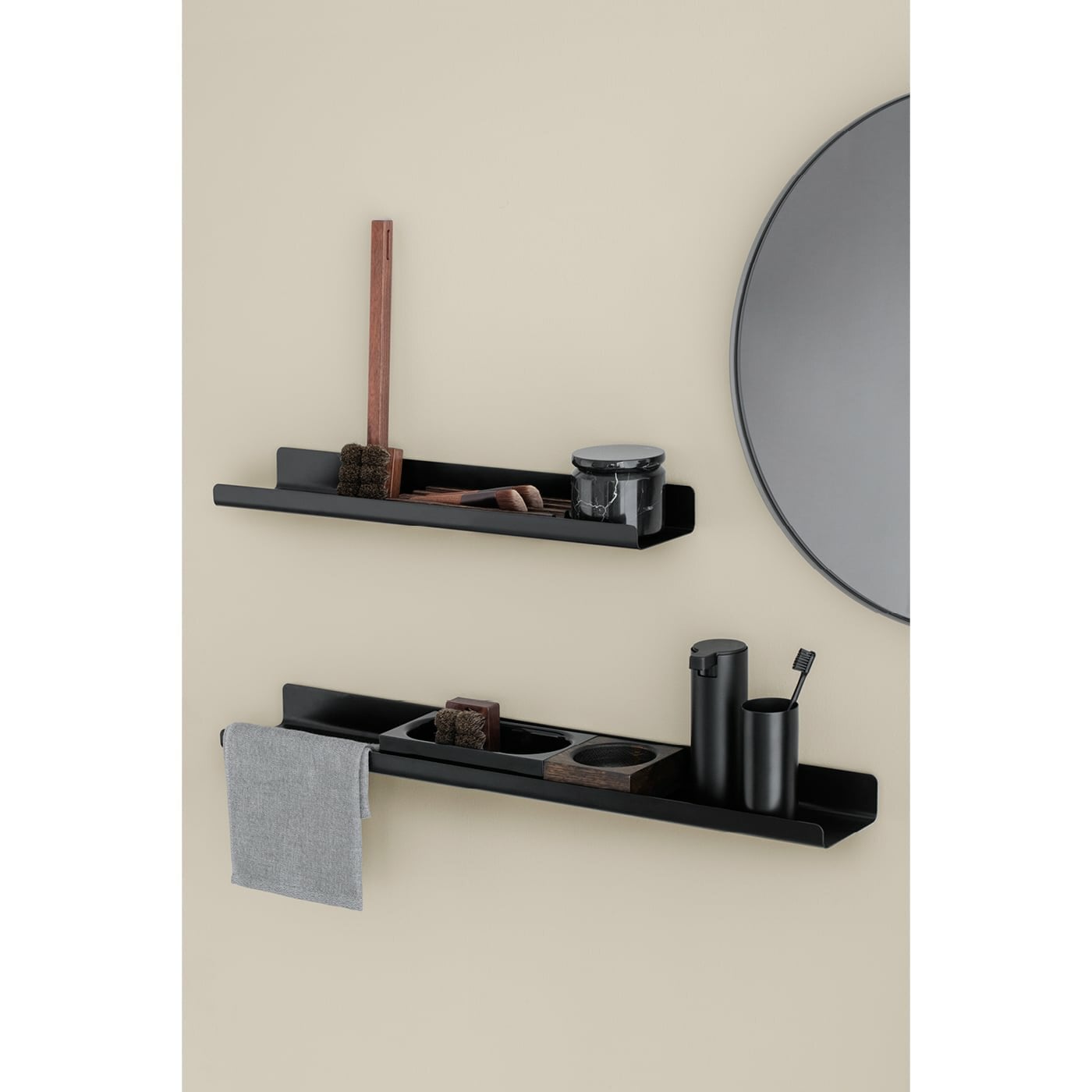 blomus Holder Tray for Bathroom in Oak 200mm MODO