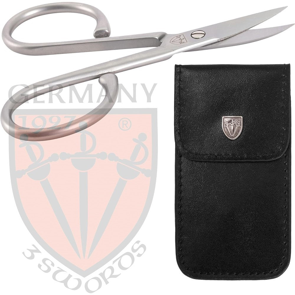 Kellermann 3 Swords Nail & Cuticle Scissors 2-in-1: INOX Stainless Steel AE 1930