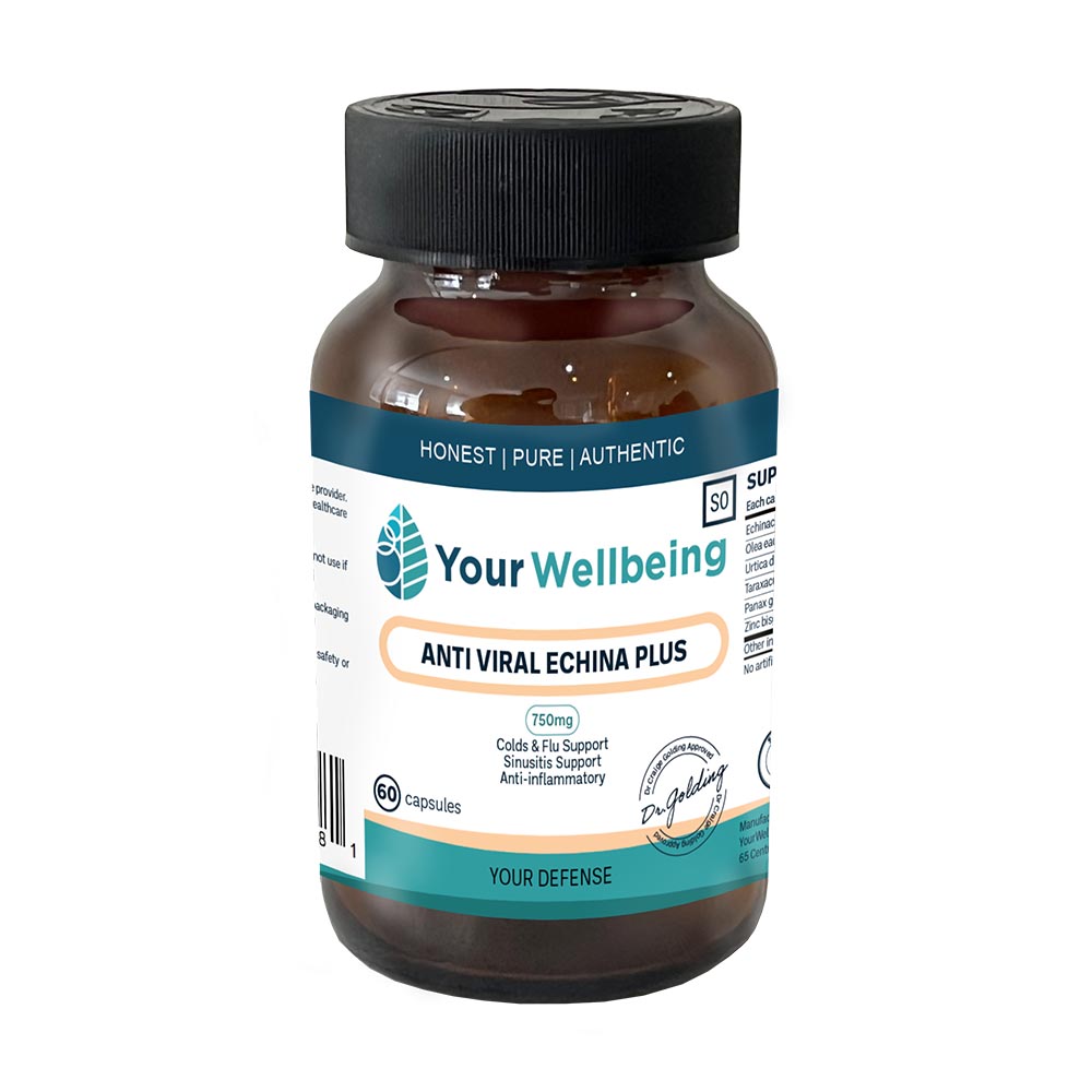 Your Wellbeing Anti-Viral Echina Plus - Colds & Flu, Sinusitis & Anti-inflammatory
