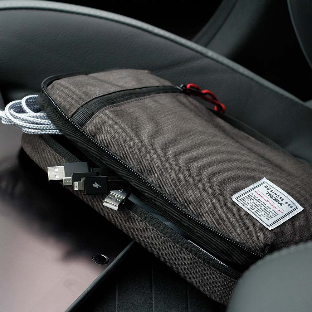 Demo - Troika Cable Bag for Electronic Accessories - Business Tech Pouch