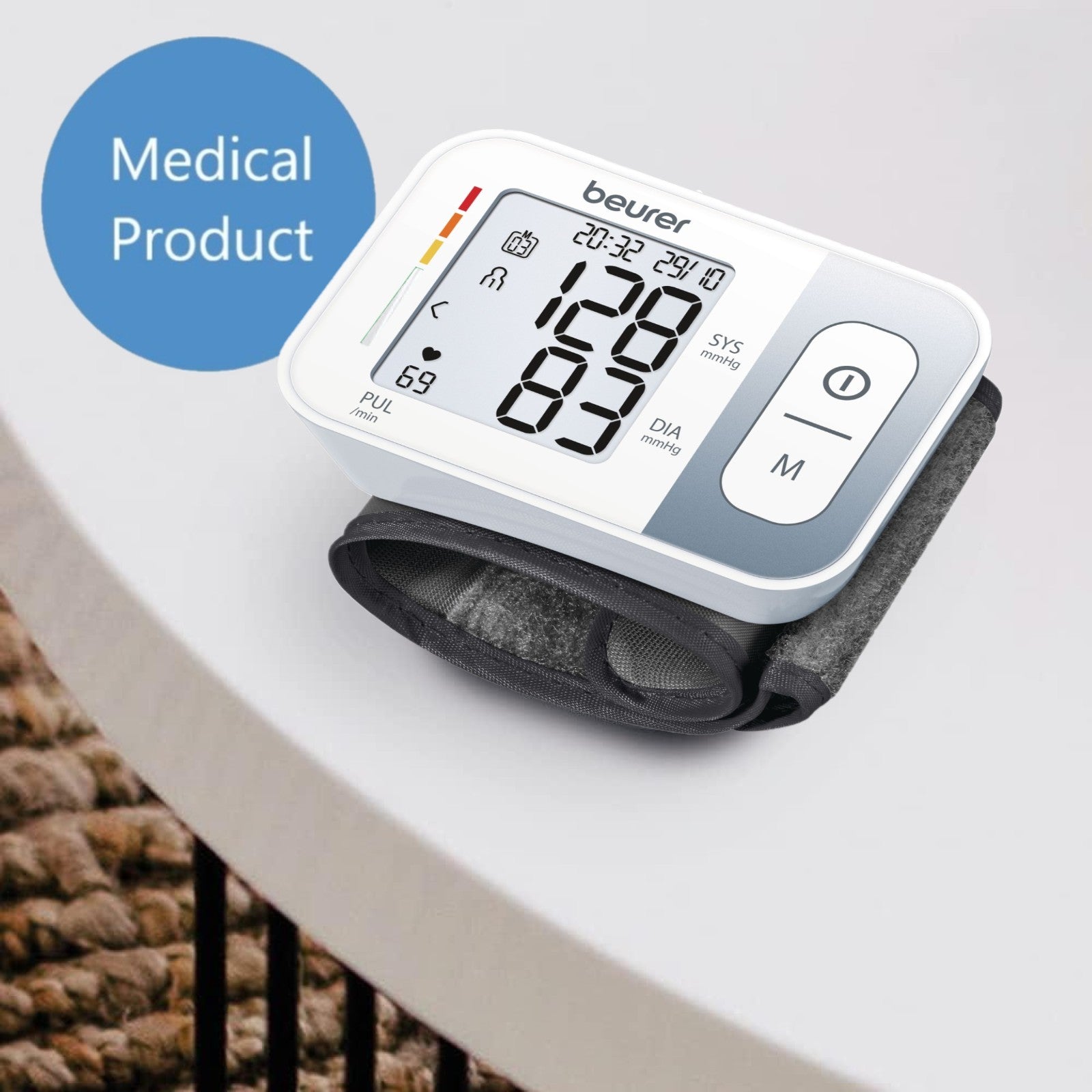 Beurer Germany Wrist Blood Pressure Monitor BC 28 Risk & Arrhythmia Alert