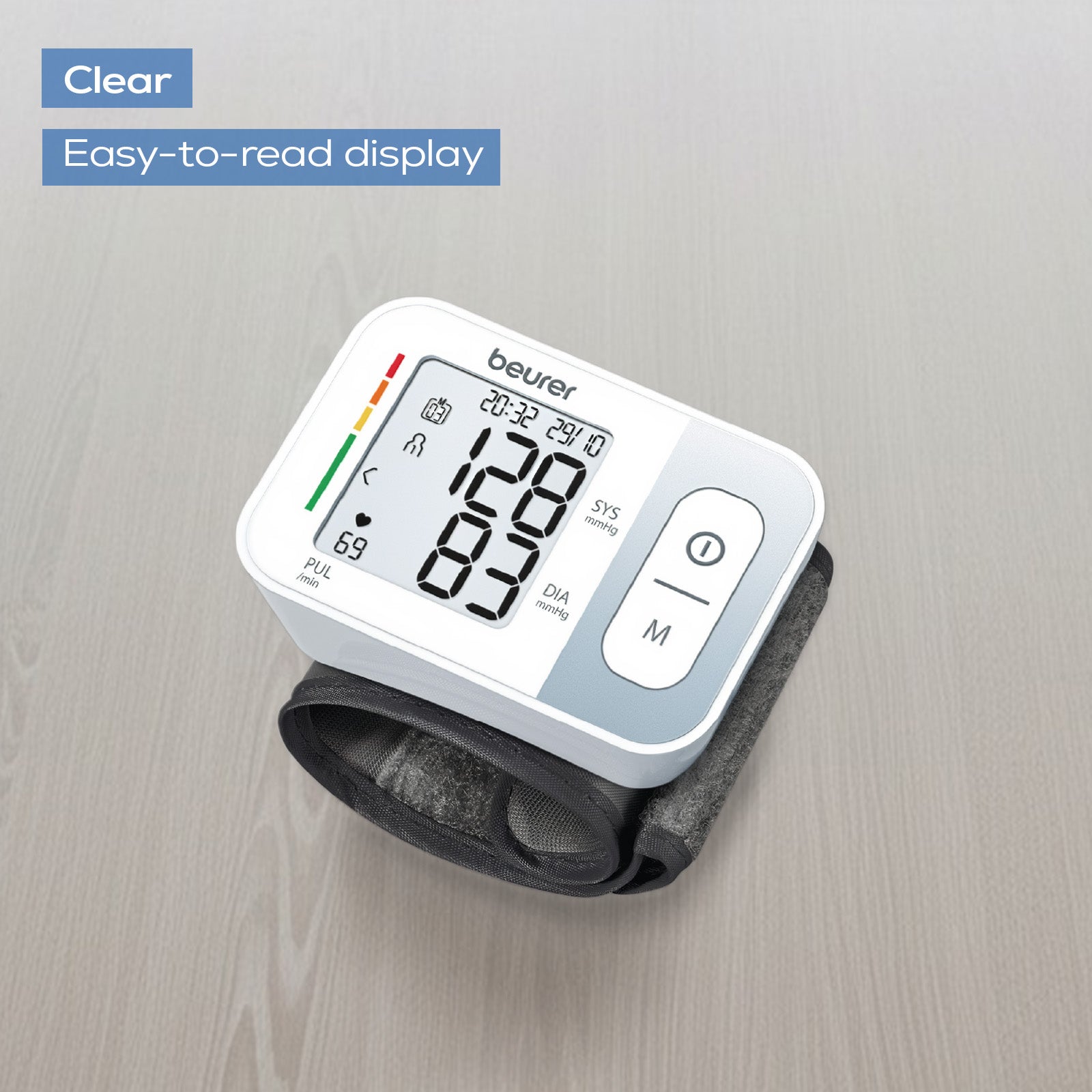 Beurer Germany Wrist Blood Pressure Monitor BC 28 Risk & Arrhythmia Alert