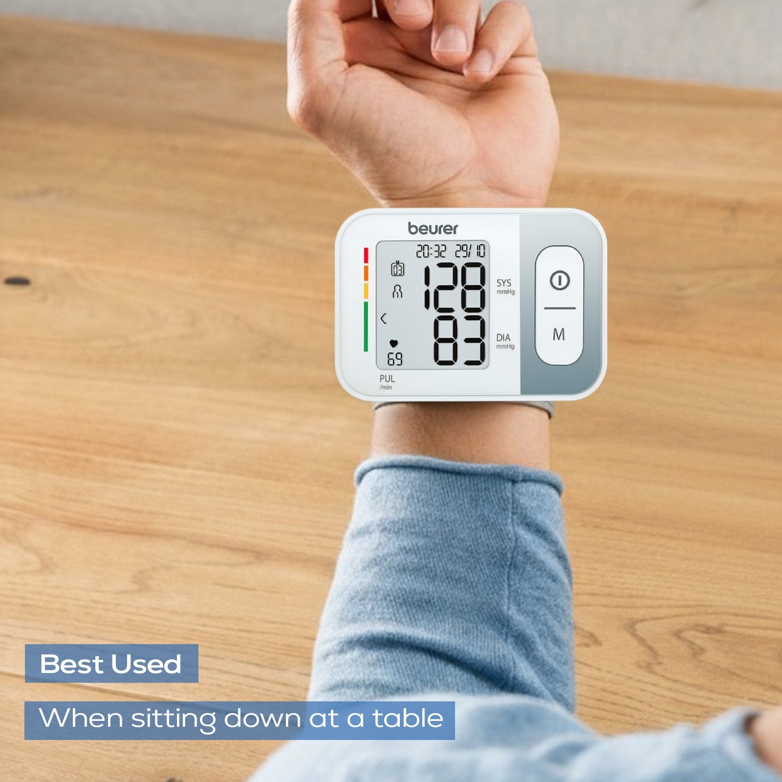 Beurer Germany Wrist Blood Pressure Monitor BC 28 Risk & Arrhythmia Alert