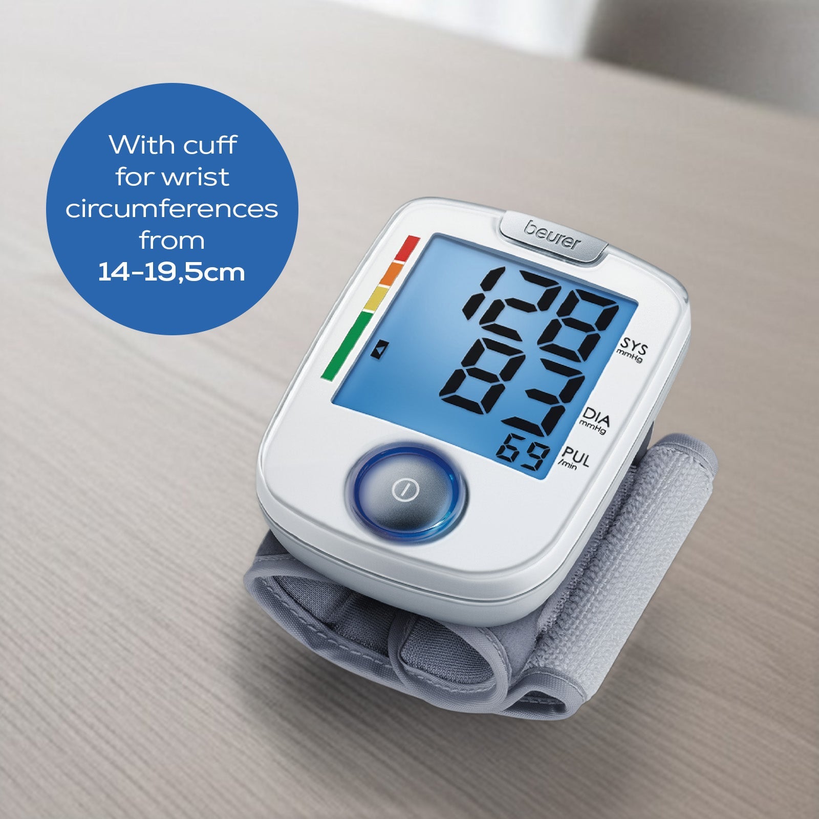 Beurer Germany BC 44 Wrist Blood Pressure Monitor Risk & Arrhythmia Alerts