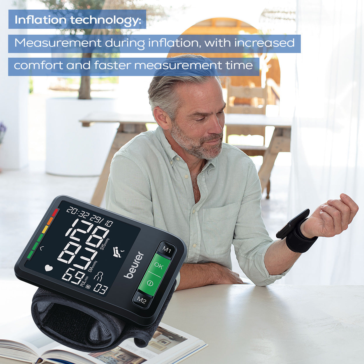 Beurer Wrist Blood Pressure Monitor BC 87 Bluetooth & Arrhythmia Detection