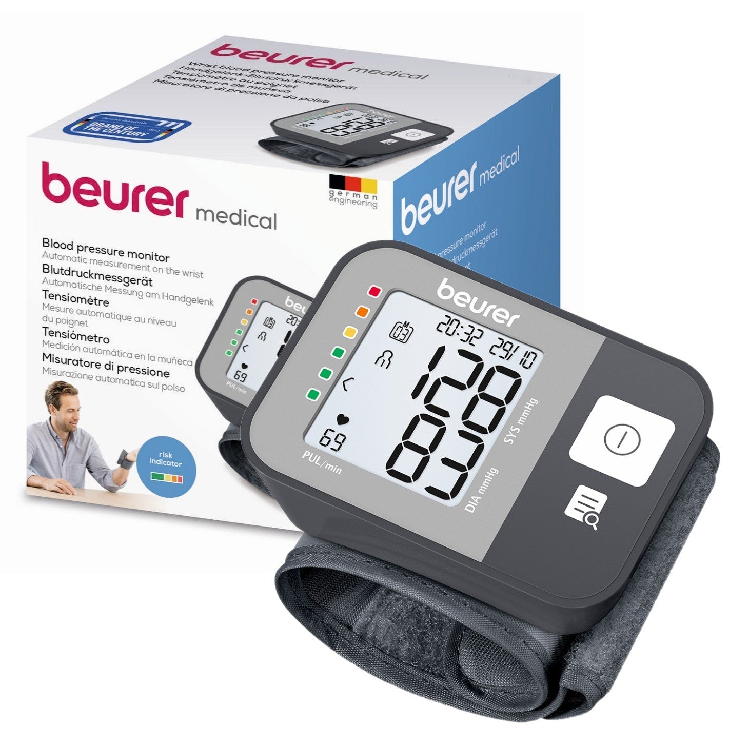 Beurer BC 27 Wrist Blood Pressure Monitor with Risk & Arrhythmia Detection