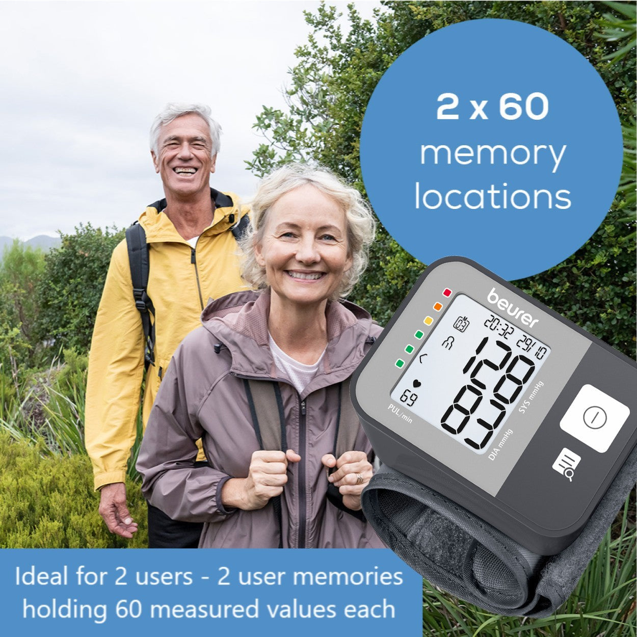 Beurer BC 27 Wrist Blood Pressure Monitor with Risk & Arrhythmia Detection