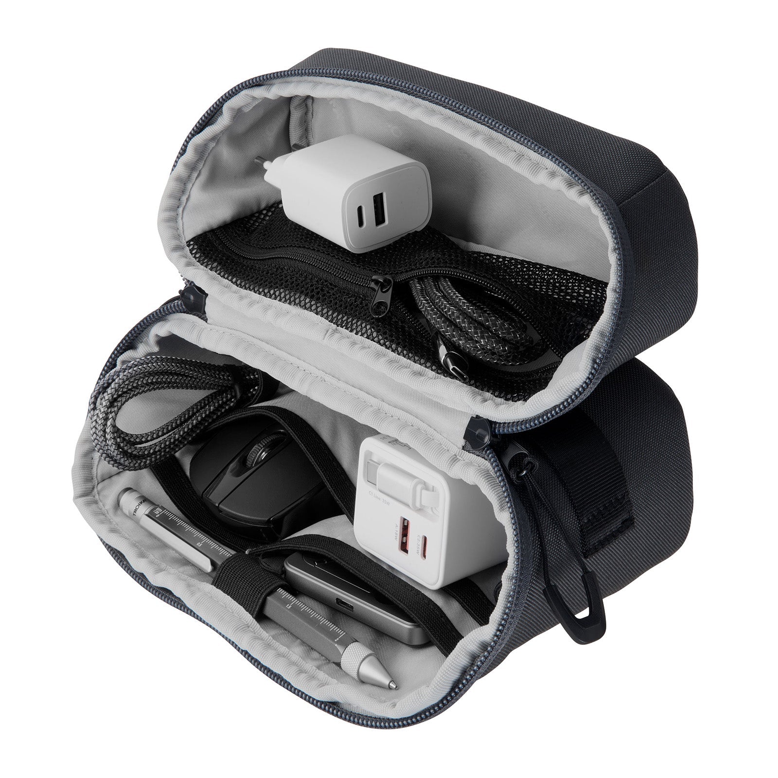TROIKA Germany Cable Organiser XL | Recycled Ocean Plastic | Foldable