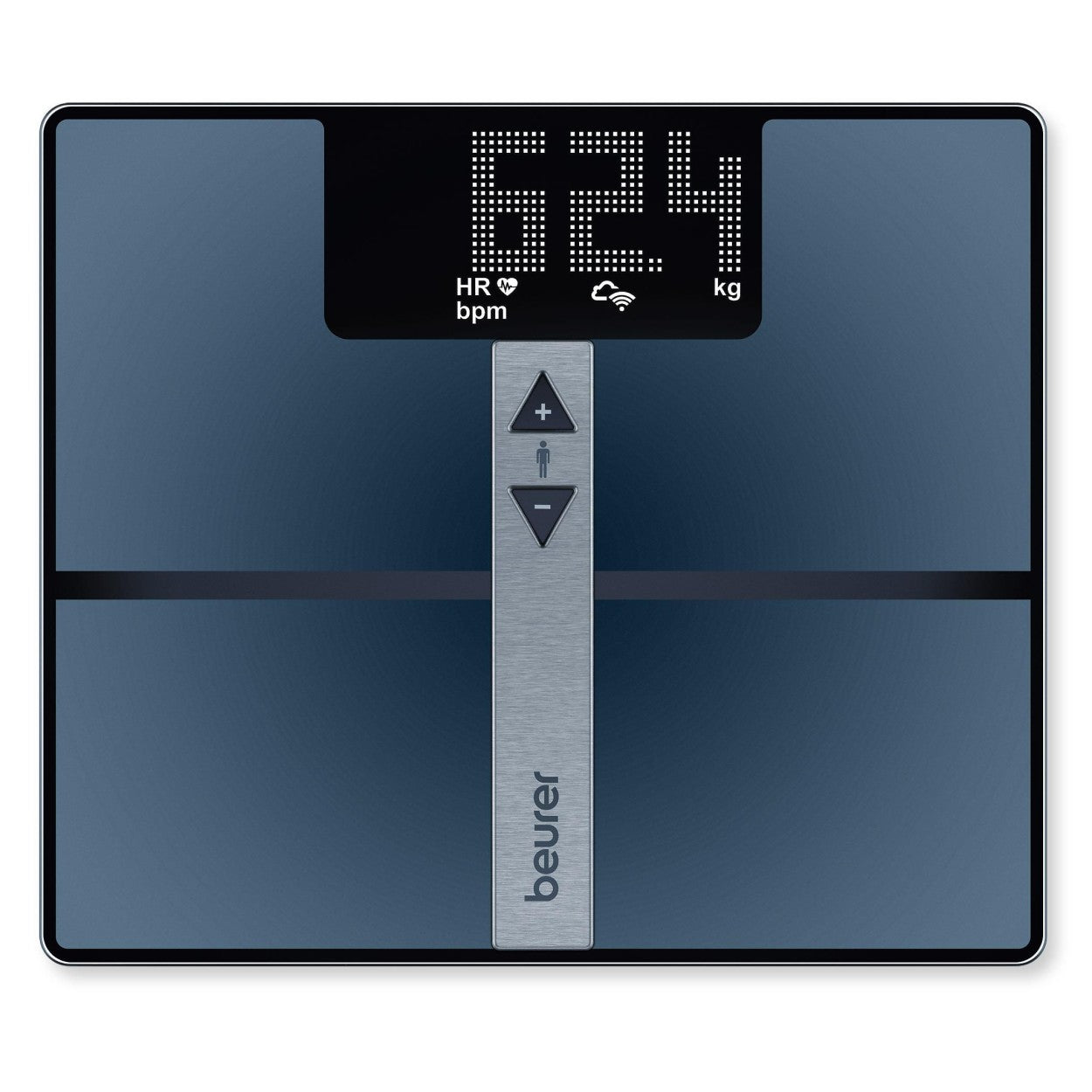 Beurer BF 980 WIFI Diagnostic Bathroom Scale | BMI, Fat, Muscle, Heart Rate & More| Monitor via App | USB Recharged