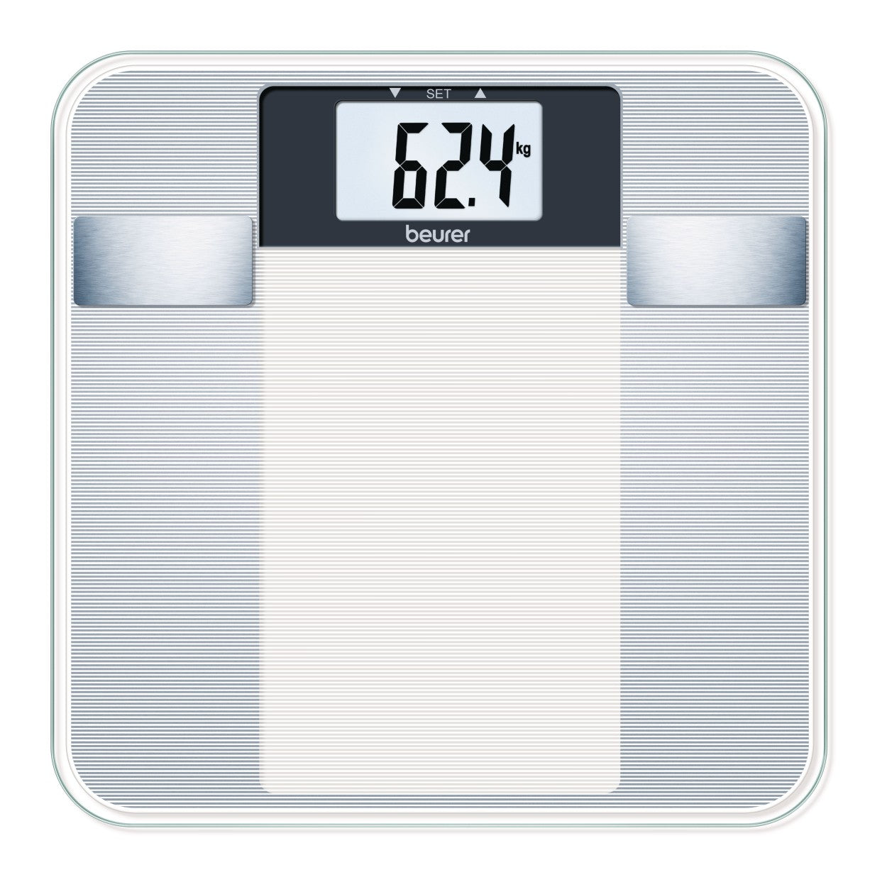 Beurer Diagnostic Bathroom Scale | BG 13 | Measures Weight, Fat, Water, Muscle & BMI