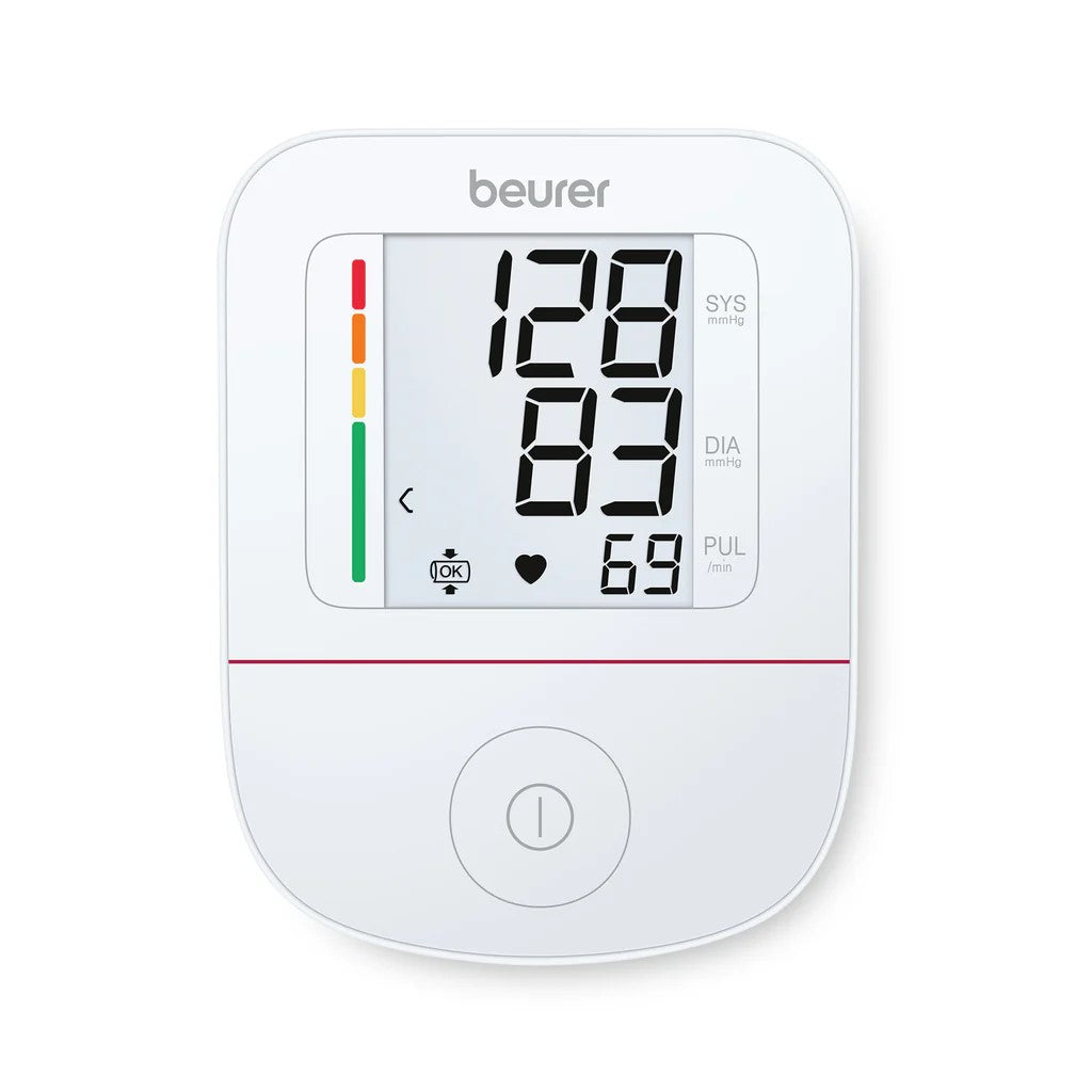 Beurer Germany Blood Pressure Monitor | Upper Arm Cuff 22-42cm | Arrhythmia Detection & Large Display | Reliable Home BP Tracking for Adults | BM 23
