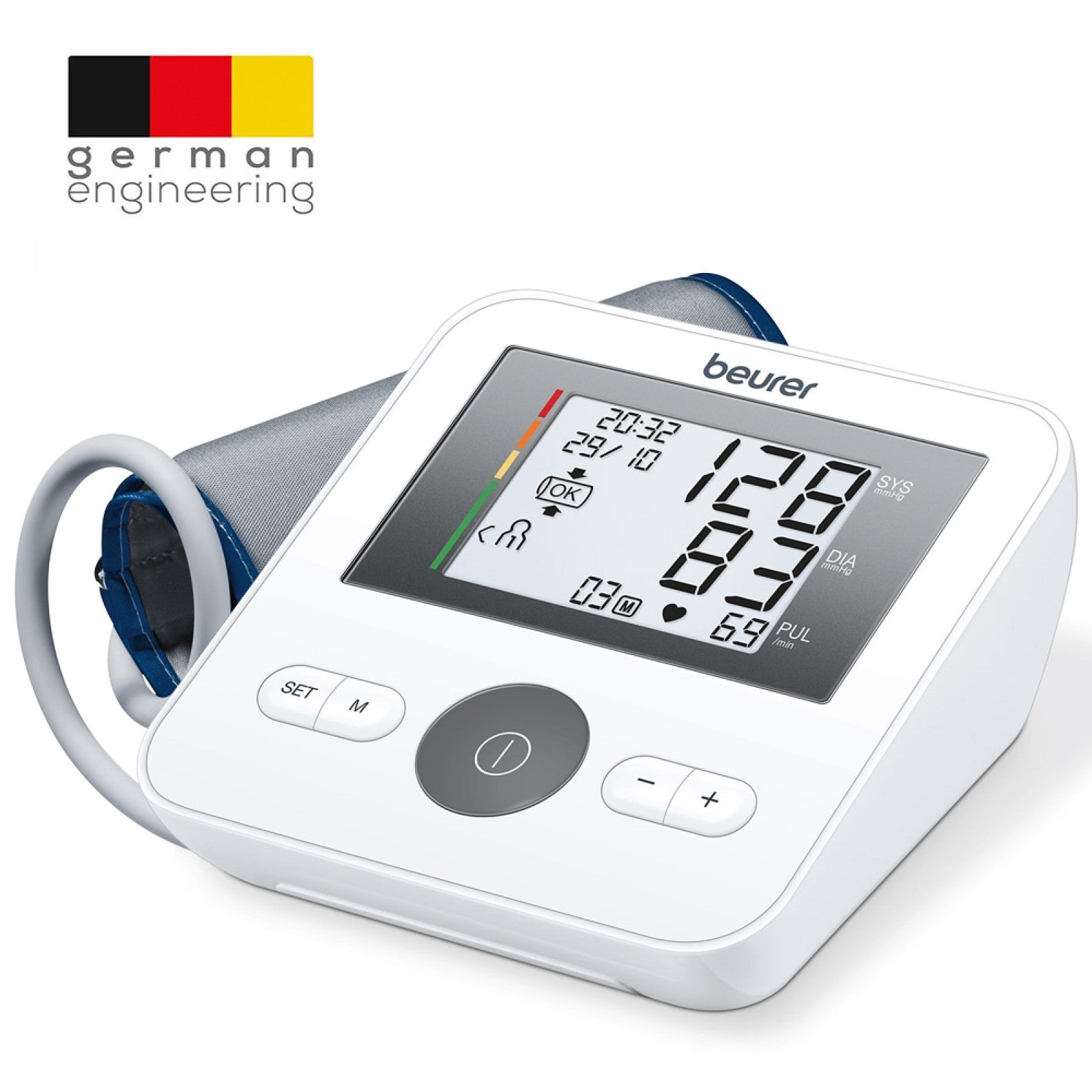 Beurer Germany BM 27 Upper Arm Blood Pressure Monitor | Clinically Accurate | Arrhythmia & Risk Alerts