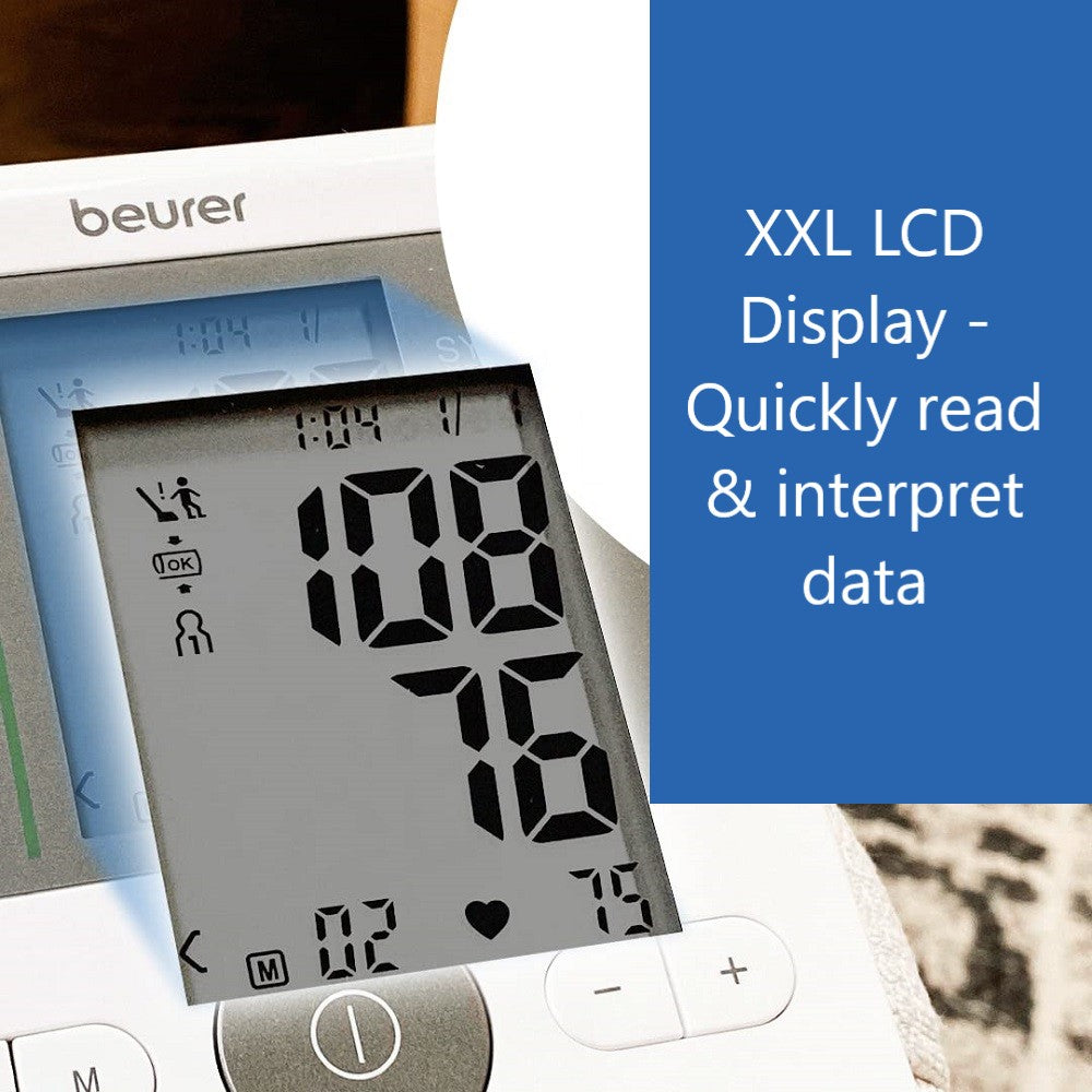 Beurer BM 28 Upper Arm Blood Pressure Monitor with Mains Adaptor | Proven Accuracy