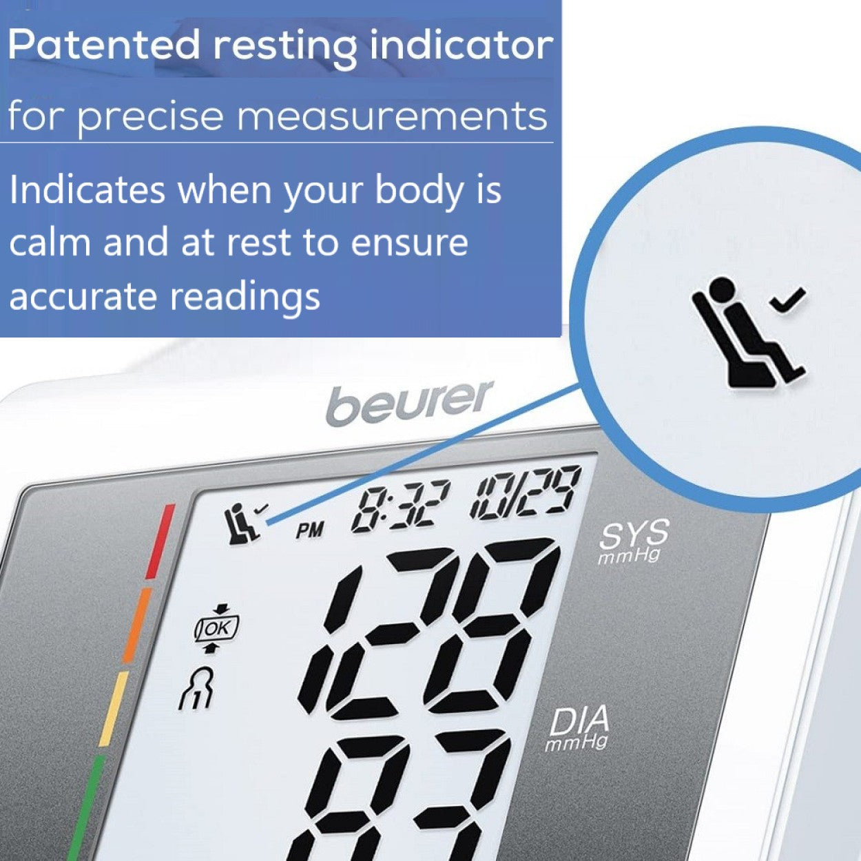 Beurer BM 28 Upper Arm Blood Pressure Monitor with Mains Adaptor | Proven Accuracy