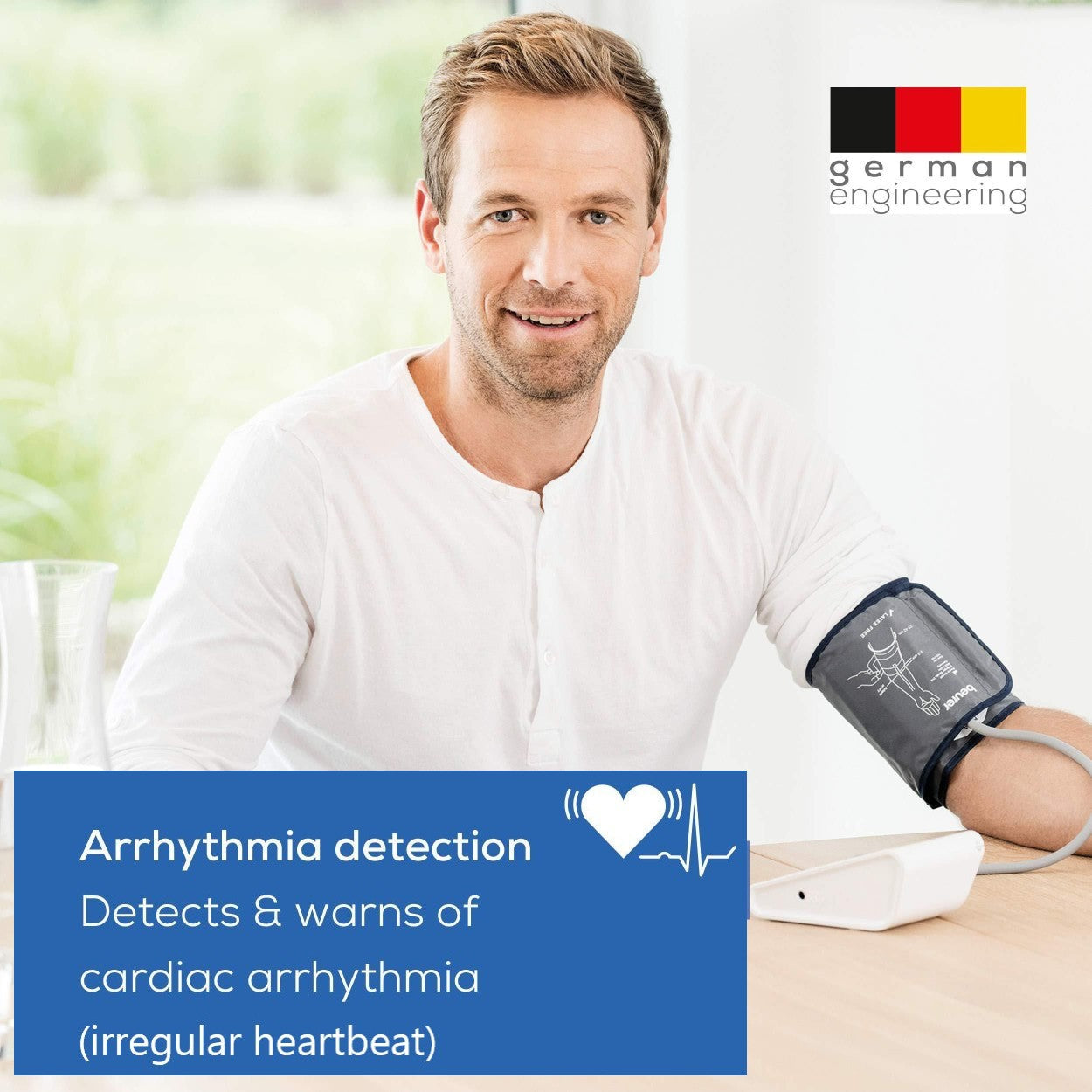 Beurer BM 28 Upper Arm Blood Pressure Monitor with Technology to Ensure Proven Accuracy