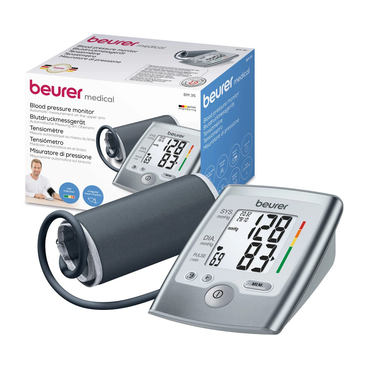 Beurer BM 35 Upper Arm Blood Pressure Monitor with Arrhythmia Detection
