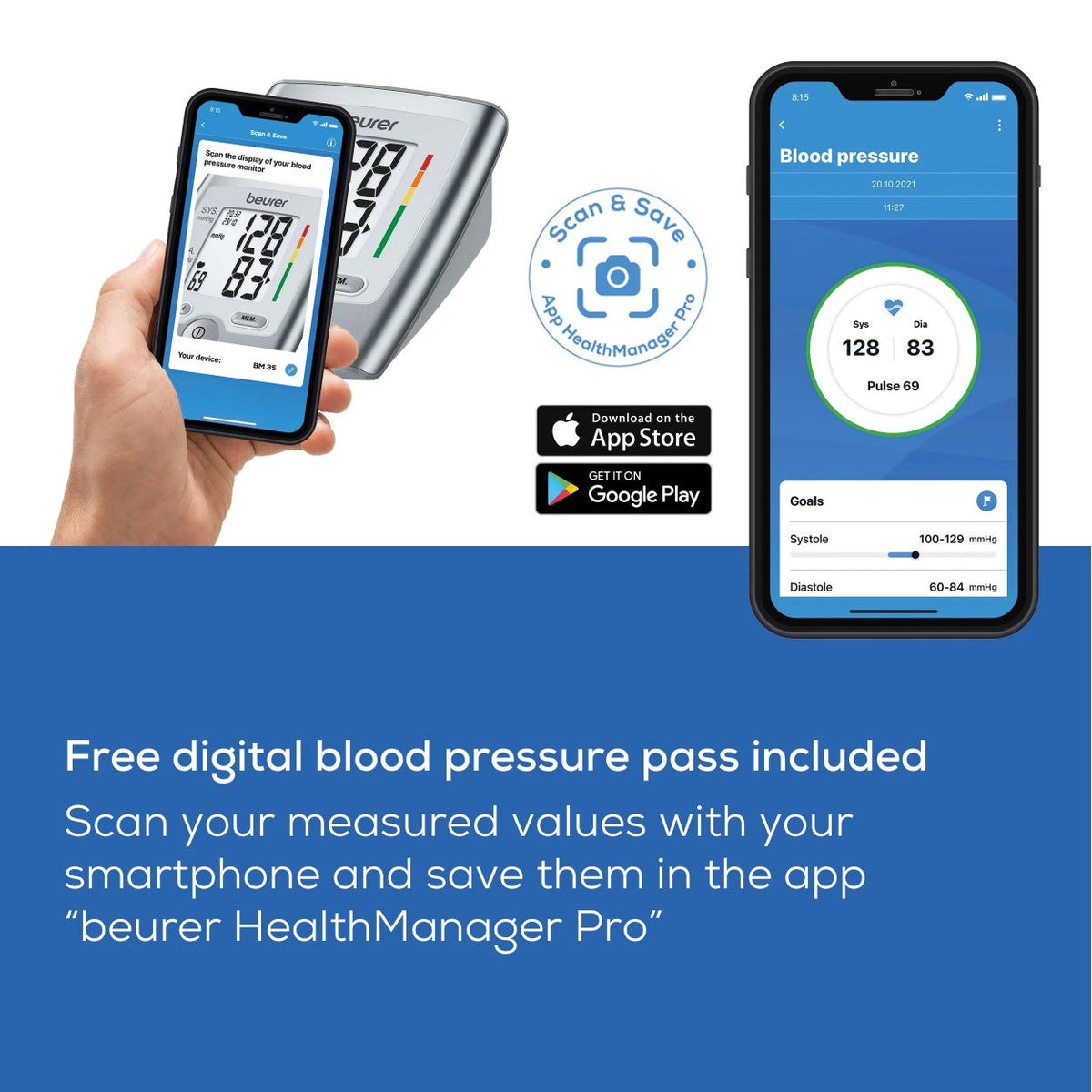 Beurer BM 35 Upper Arm Blood Pressure Monitor with Arrhythmia Detection