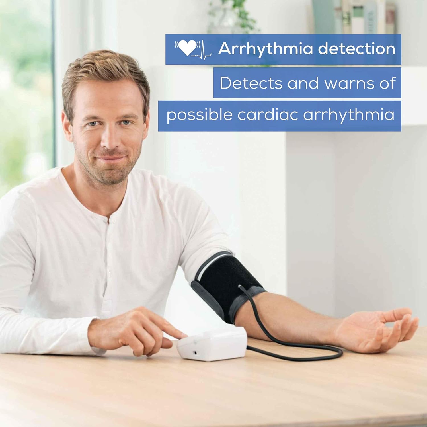 Beurer BM 40 Upper Arm Blood Pressure Monitor with Mains Adaptor and XL Display