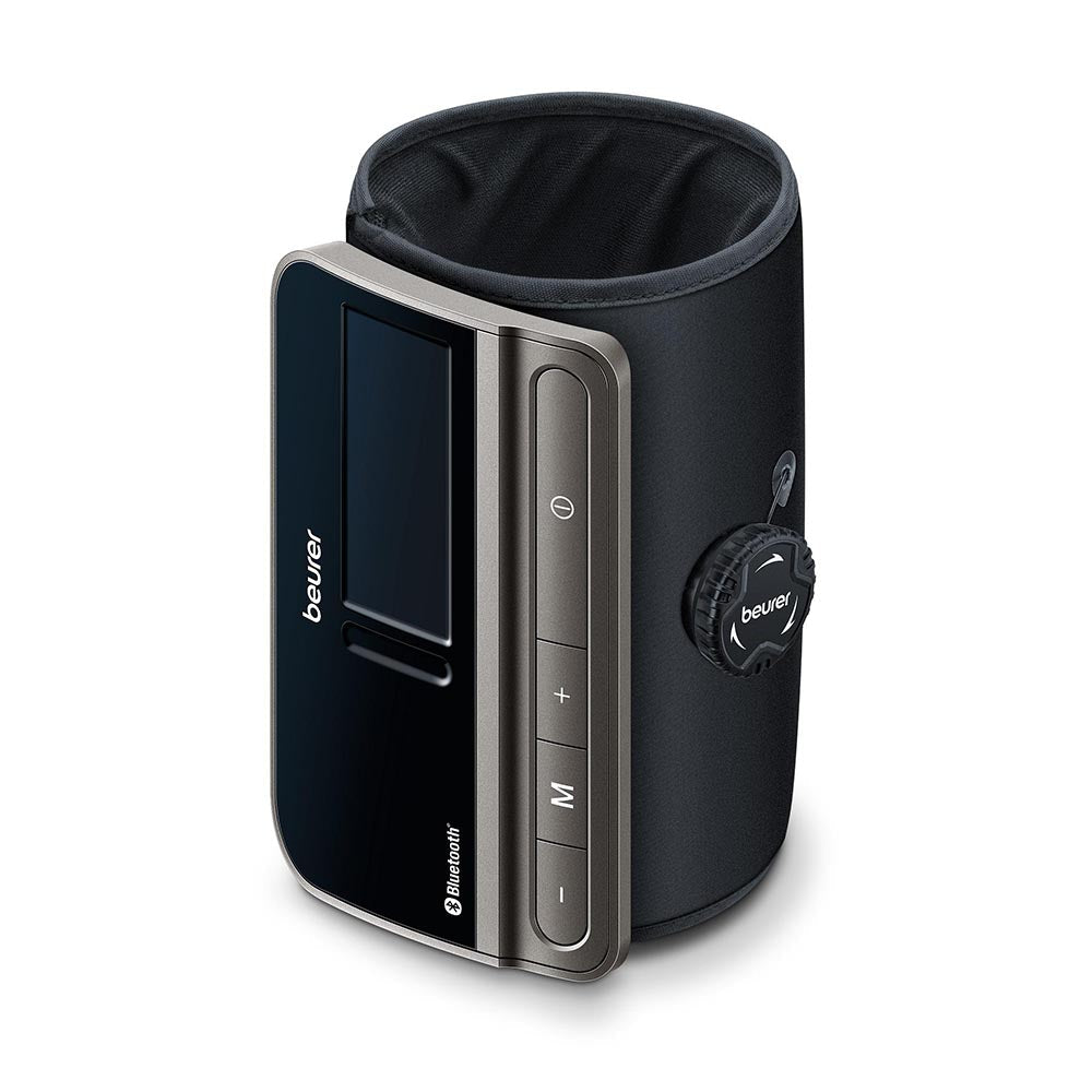 Beurer BM 81 Blood Pressure Monitor: EasyLock Integrated Upper Arm Cuff & Monitor