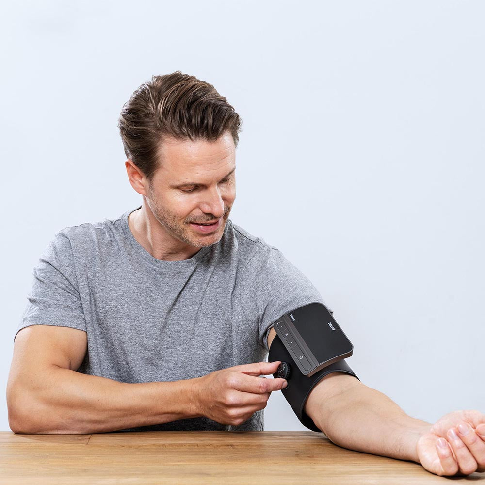 Beurer BM 81 Blood Pressure Monitor: EasyLock Integrated Upper Arm Cuff & Monitor